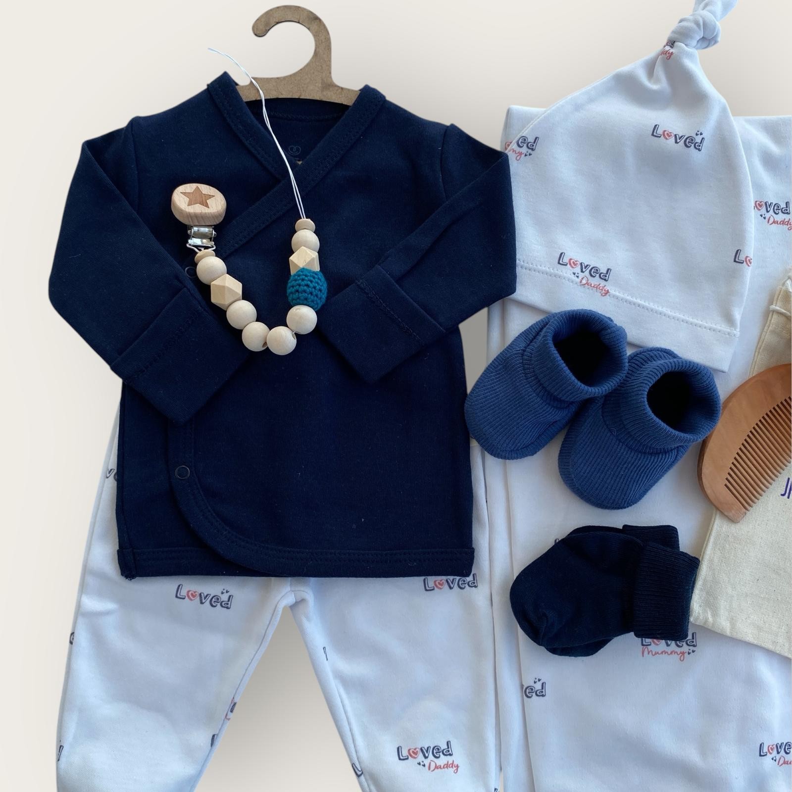 8'li Mommy Loved Dady Yeni Doğan Set