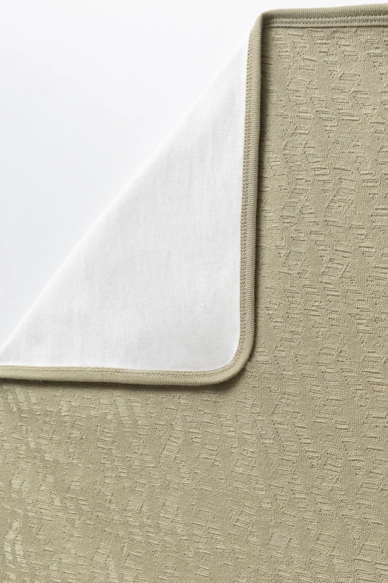 10'lu Erkek Bebek Delikli Örgü Kumaş Haki Hastane Çıkışı