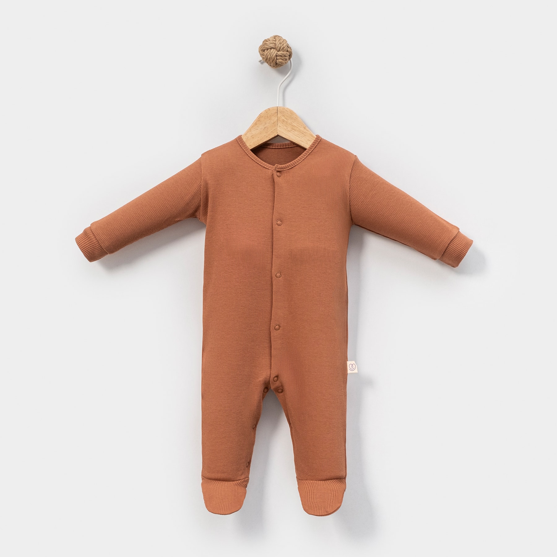 Kiremit Kaşkorse Bebek Tulumu 0-3/3-6 Ay