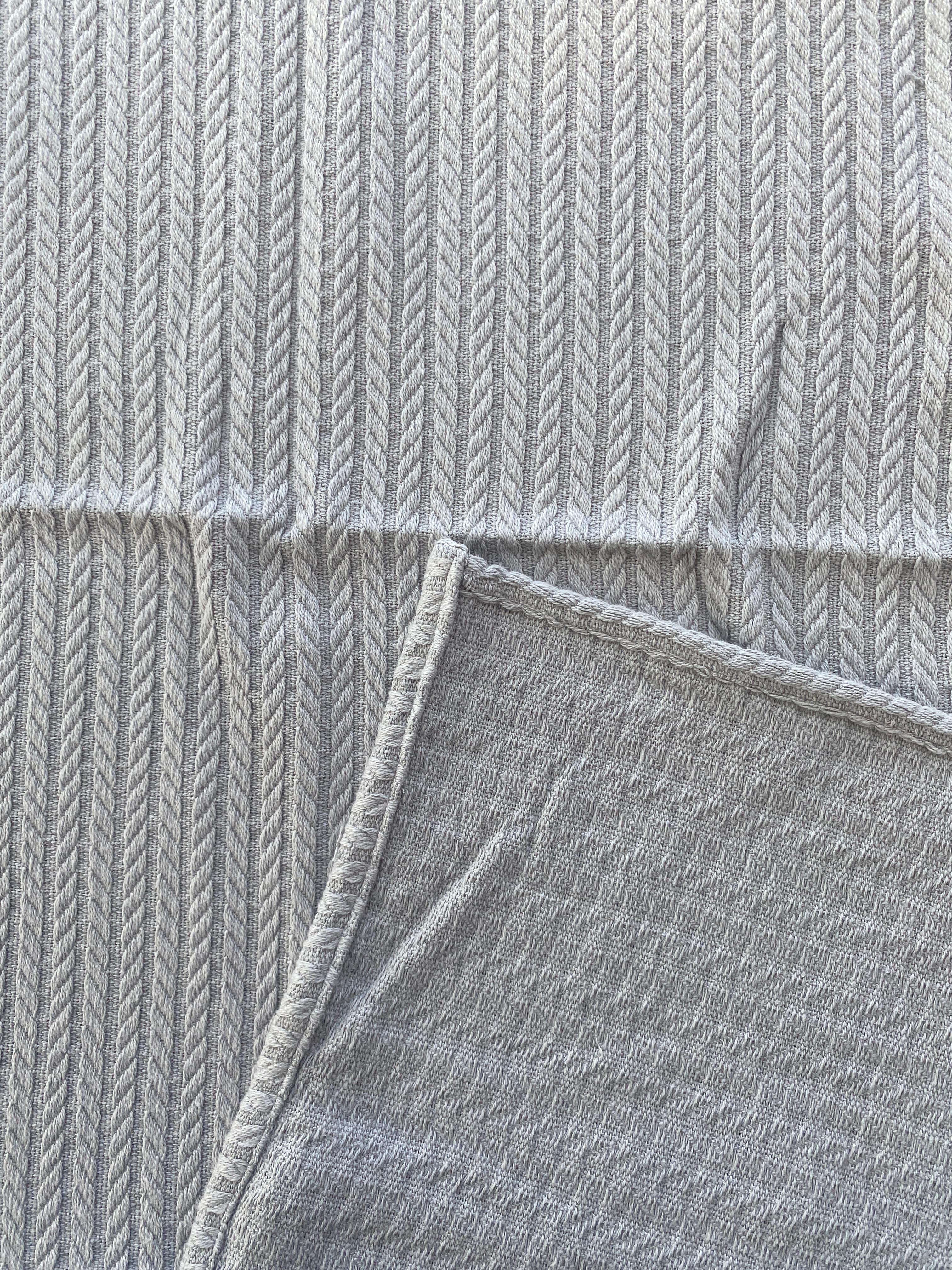 Pamuklu Çocuk Pikesi 100x120 cm Gri Renk