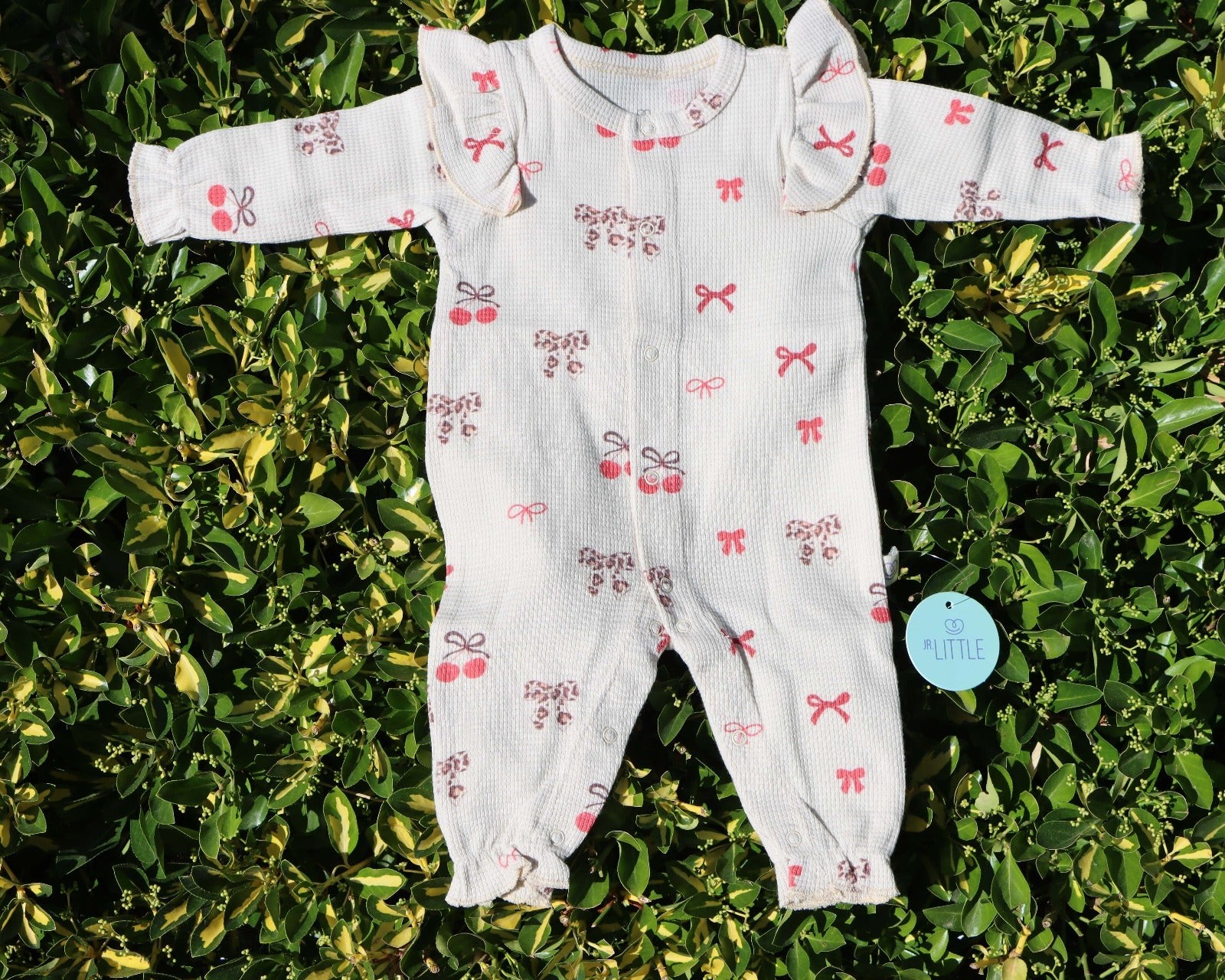Jr Little Kurdele Desen 0-3 Ay Organik Waffle Tulum