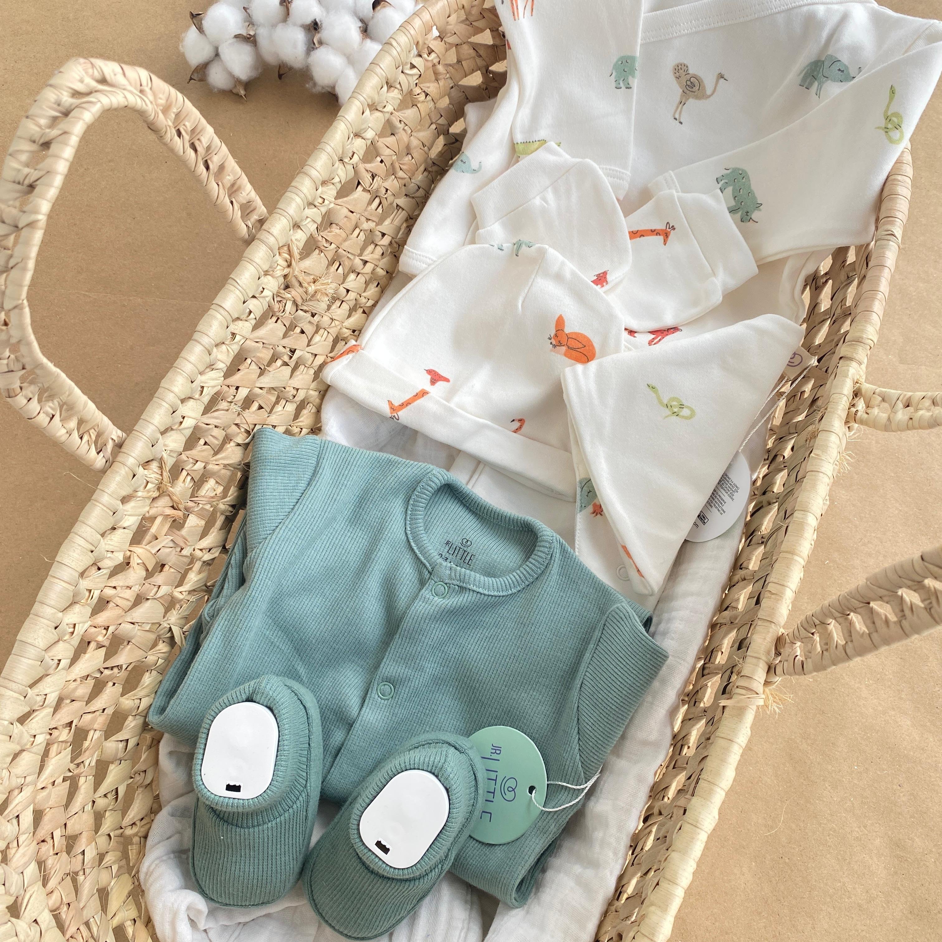 7'li Jr. Animals, Mint Patik, Mint Tulum Yeni Doğan Set