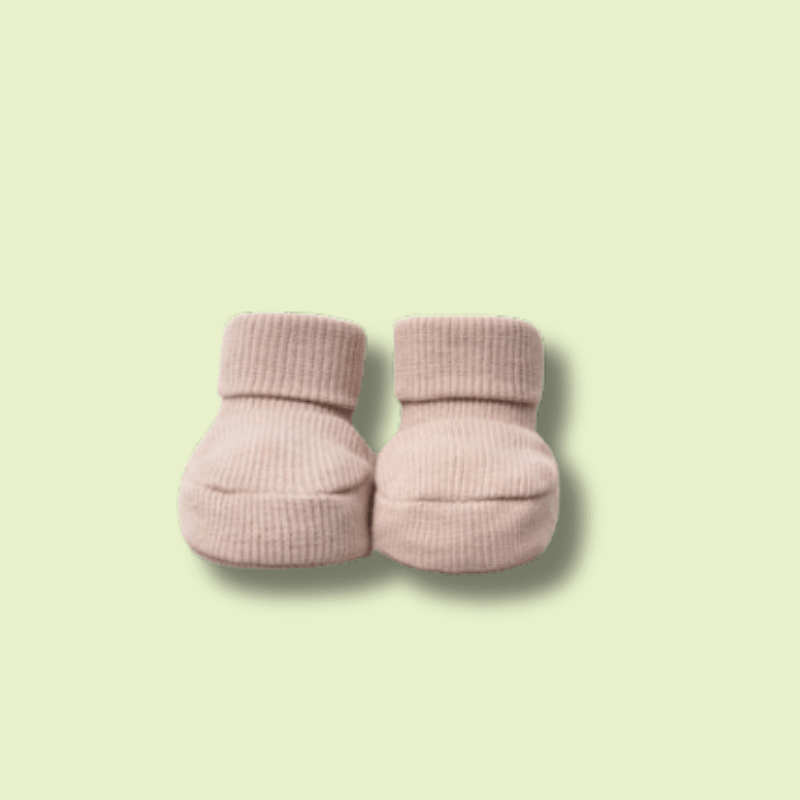 Yeni Doğan Patik 4'lü Set Bej-Krem-İndigo-Bebe Mavi