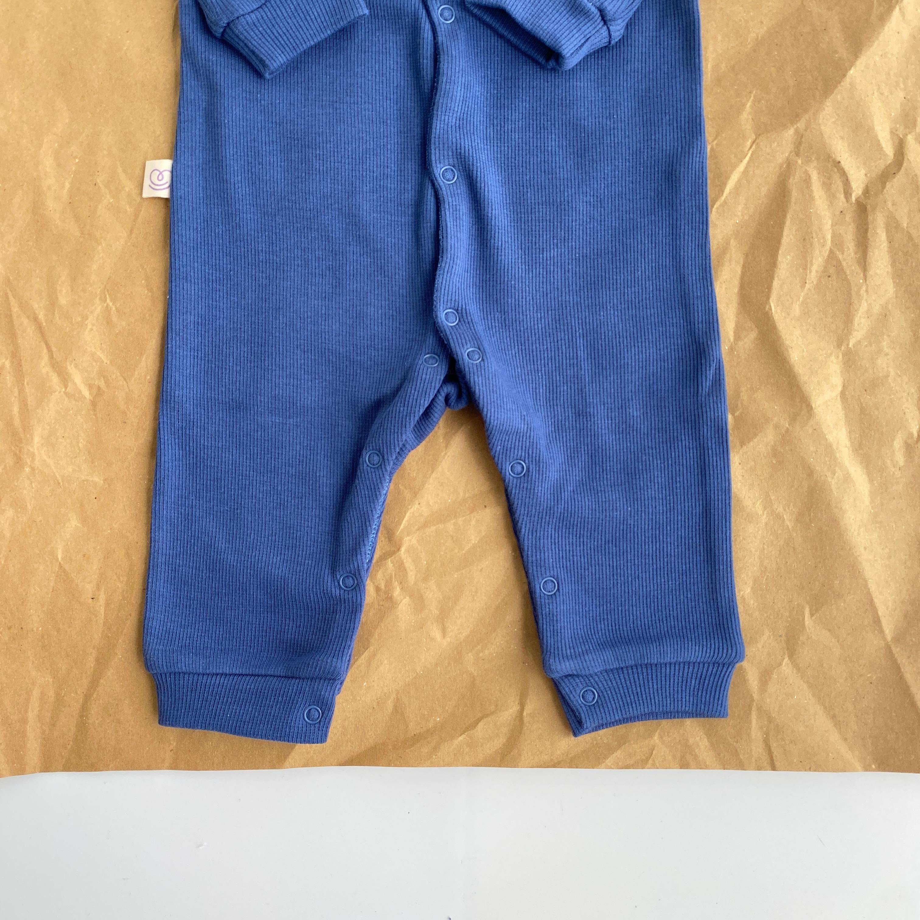 Kaşkorse Bebek Tulumu İndigo