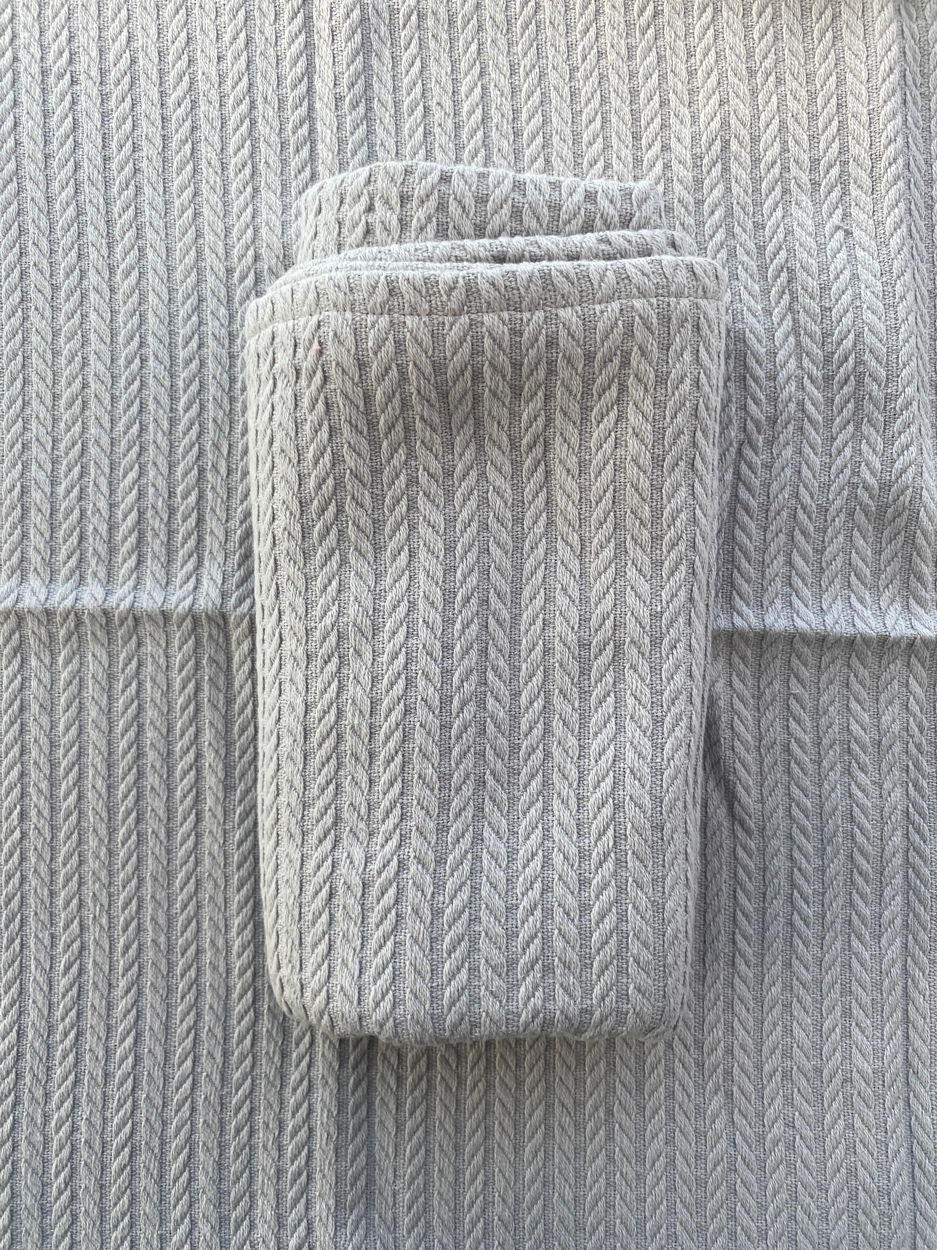 Pamuklu Çocuk Pikesi 100x120 cm Gri Renk