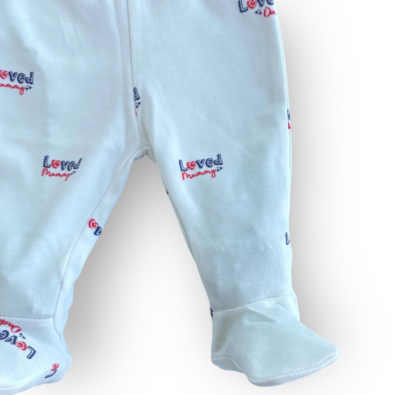3'lü Mommy Loved Dady Organik Hastane Çıkışı