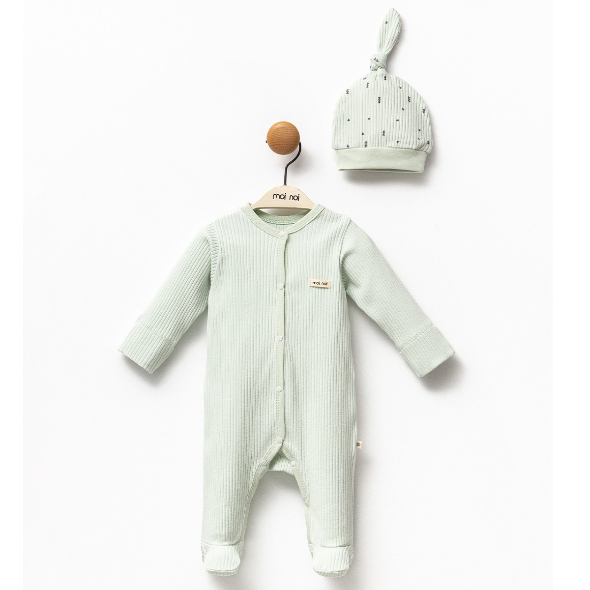 2'li Unisex Mint Tulum Şapka Set