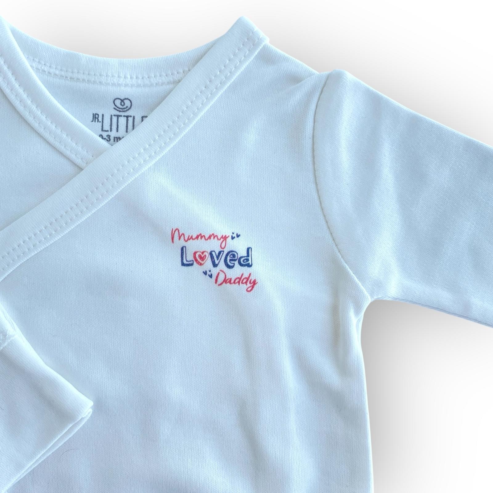 3'lü Mommy Loved Dady Organik Hastane Çıkışı