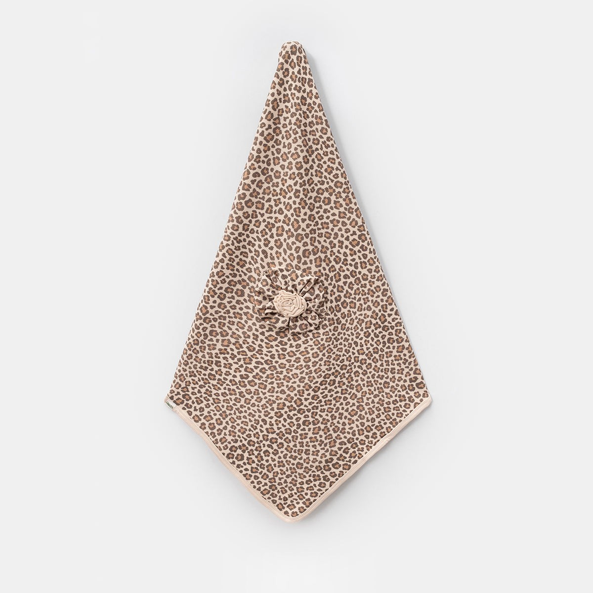 Leopar Desen Waffle Battaniye