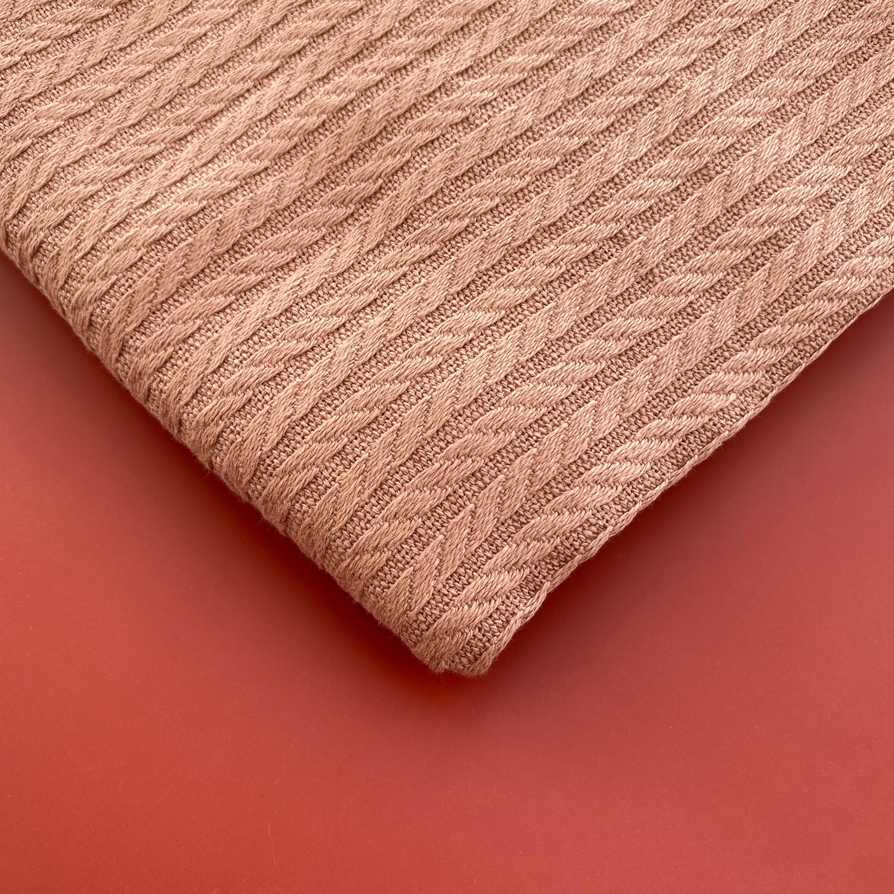 Pamuklu Çocuk Pikesi 100x120 cm Gül Kurusu Renk