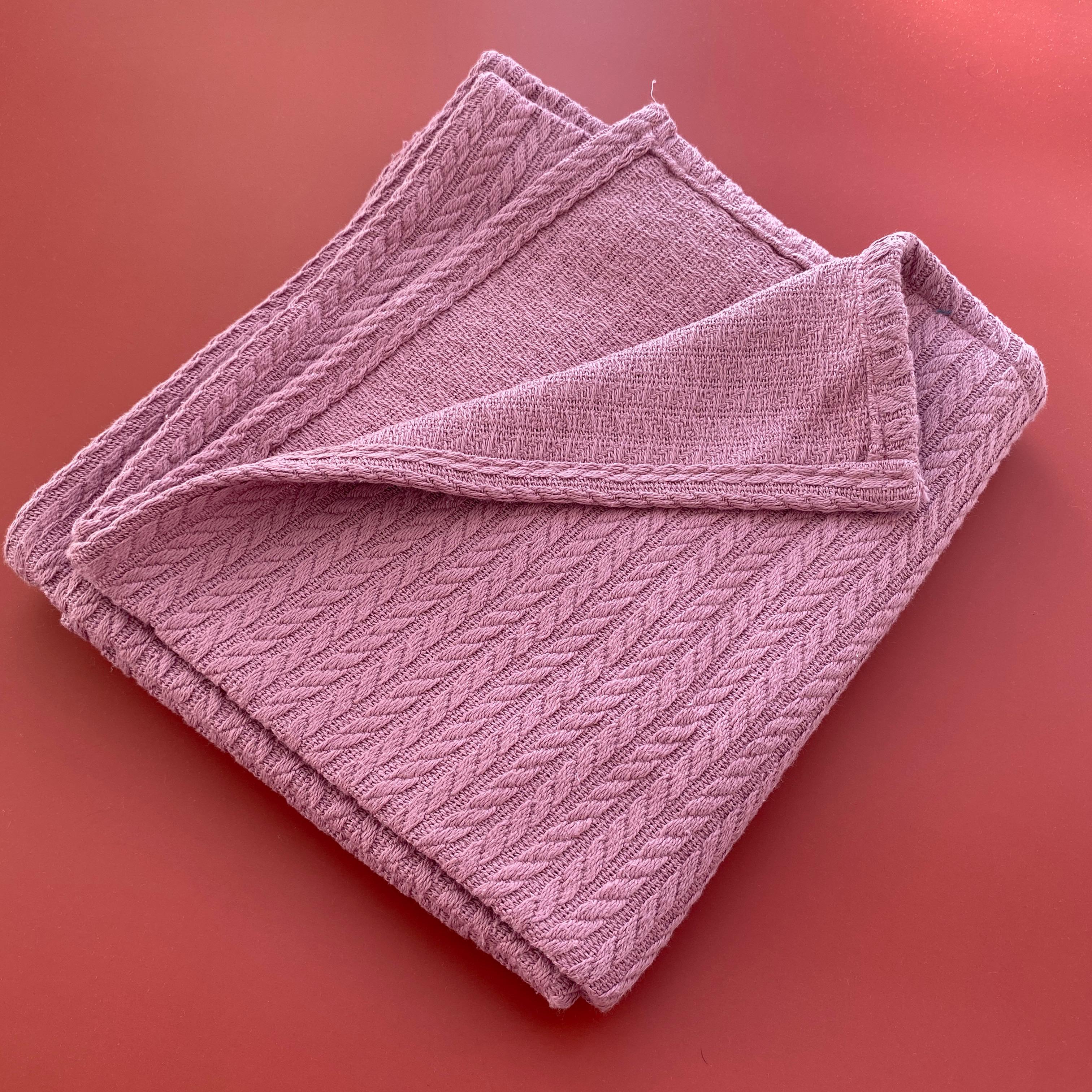 Pamuklu Çocuk Pikesi 100x120 cm Mürdüm Renk