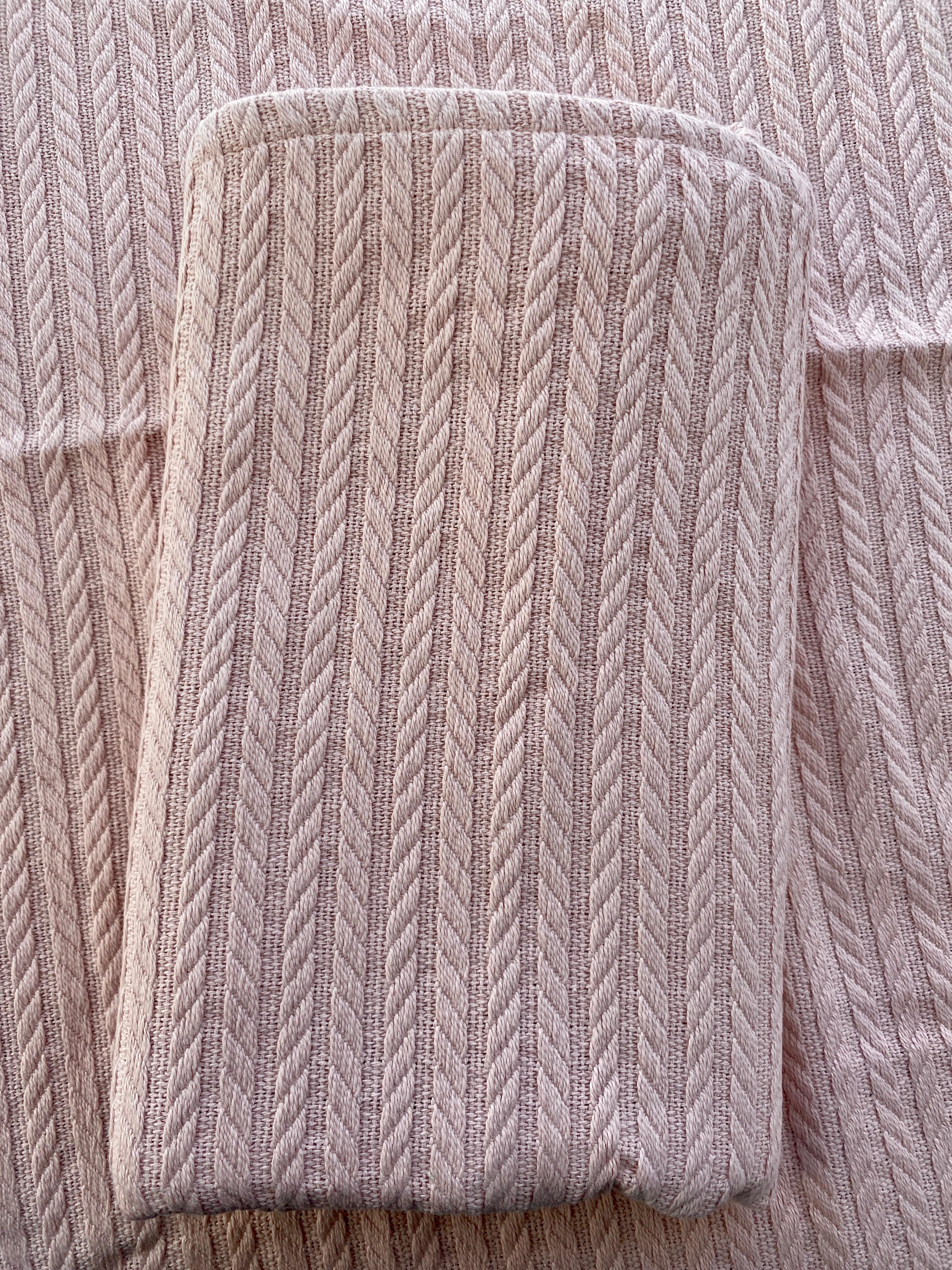 Pamuklu Çocuk Pikesi 100x120 cm Pudra Renk