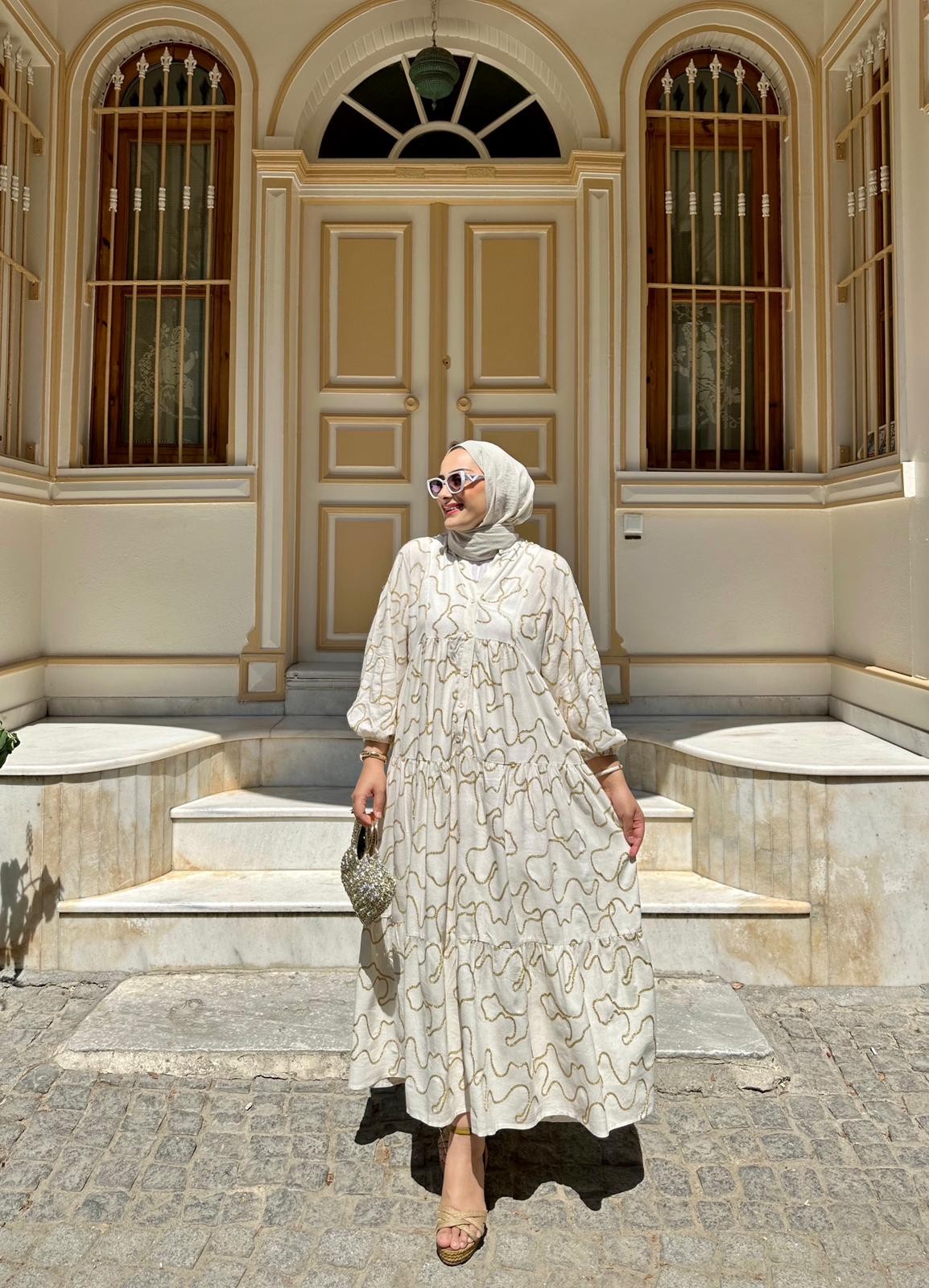 Gold Nakış Elbise