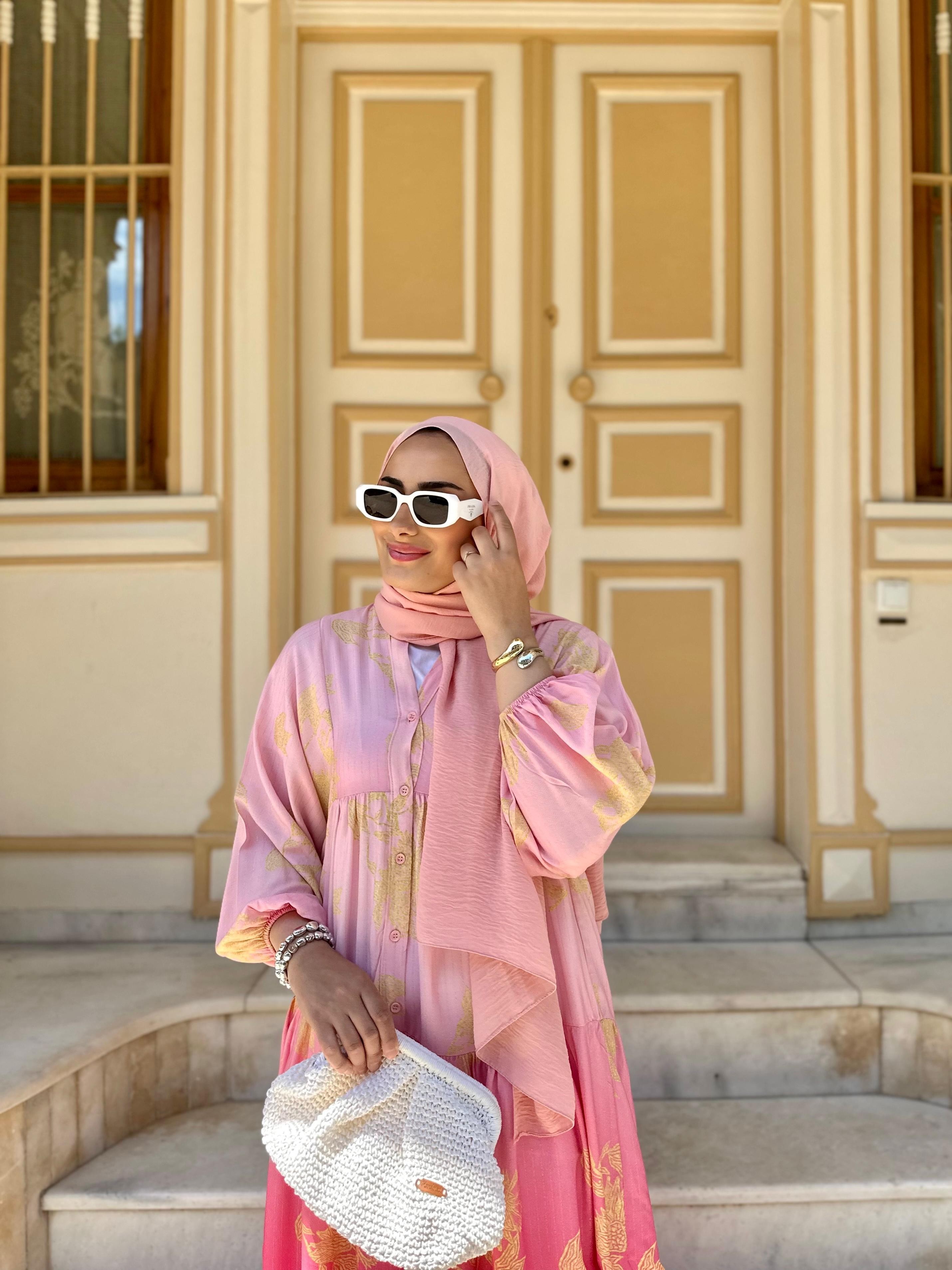 Mişa Pembe Elbise