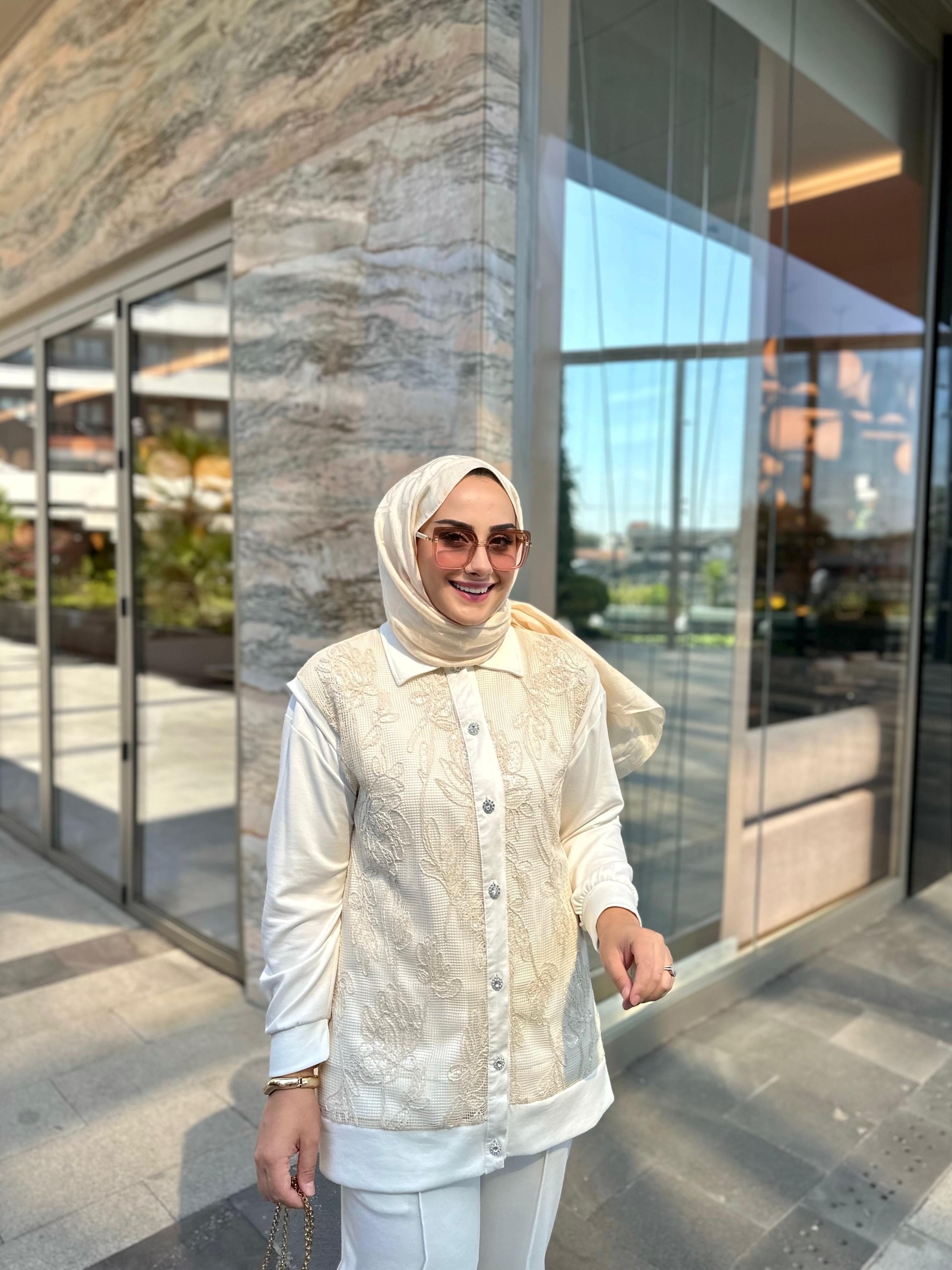 Maria Yelekli 3'lü Takım
