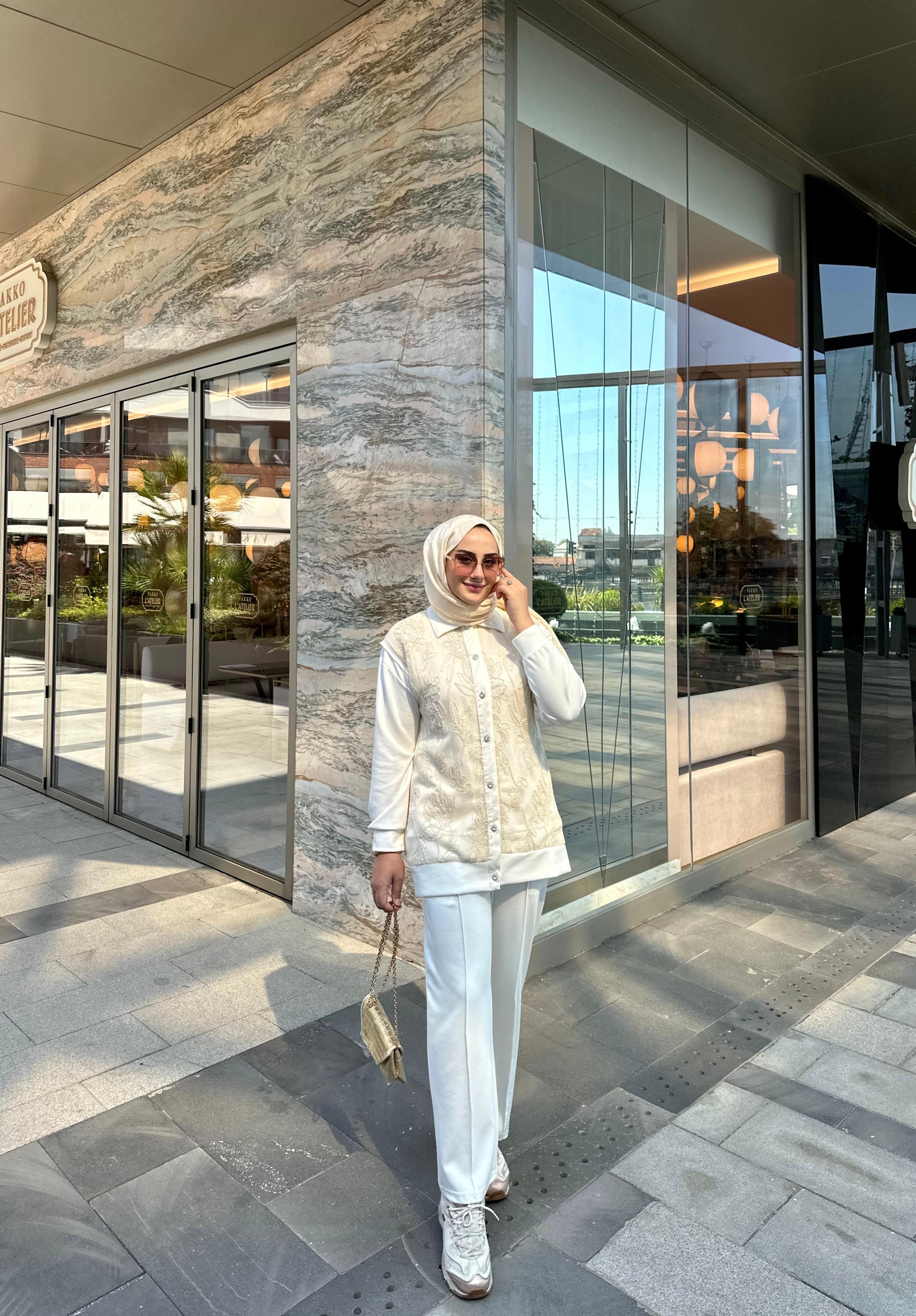 Maria Yelekli 3'lü Takım