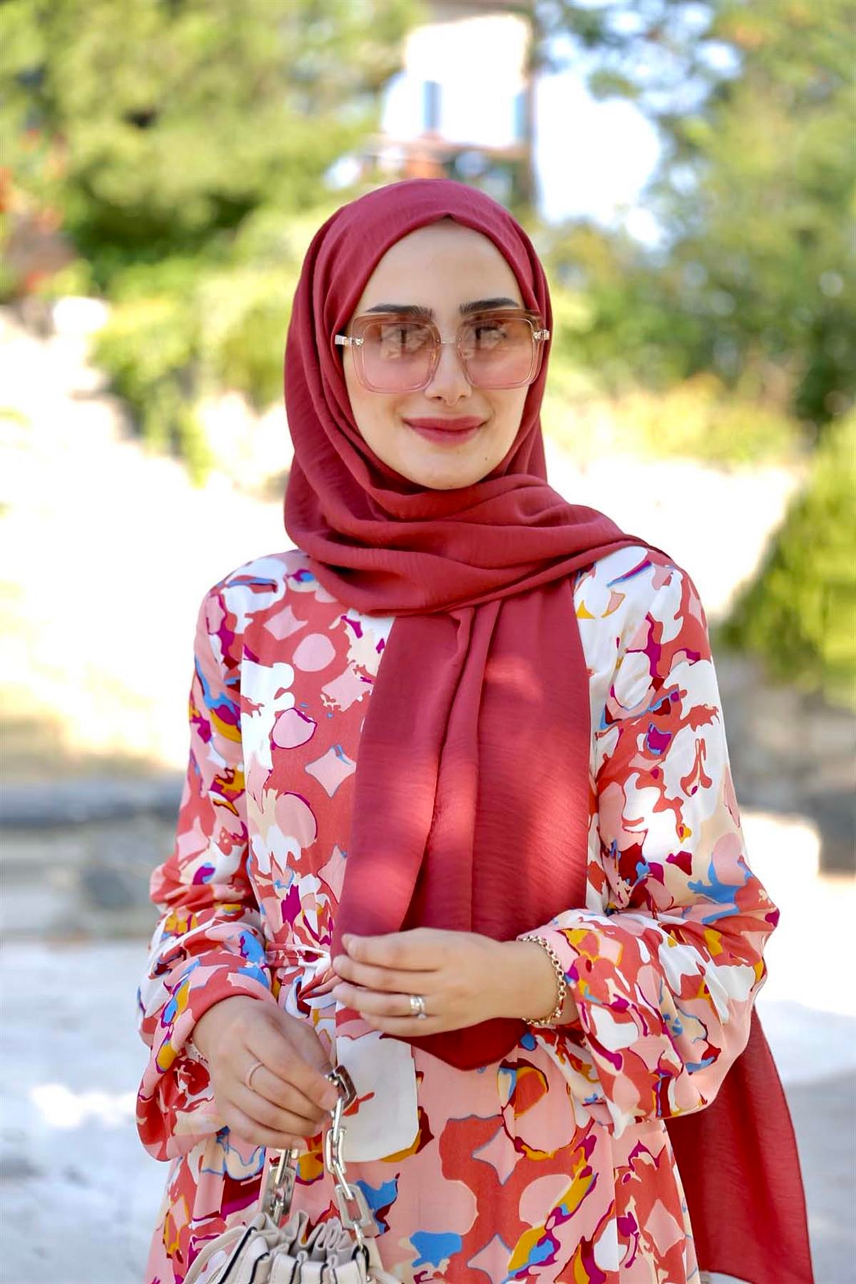 Cazz Vişne Şal