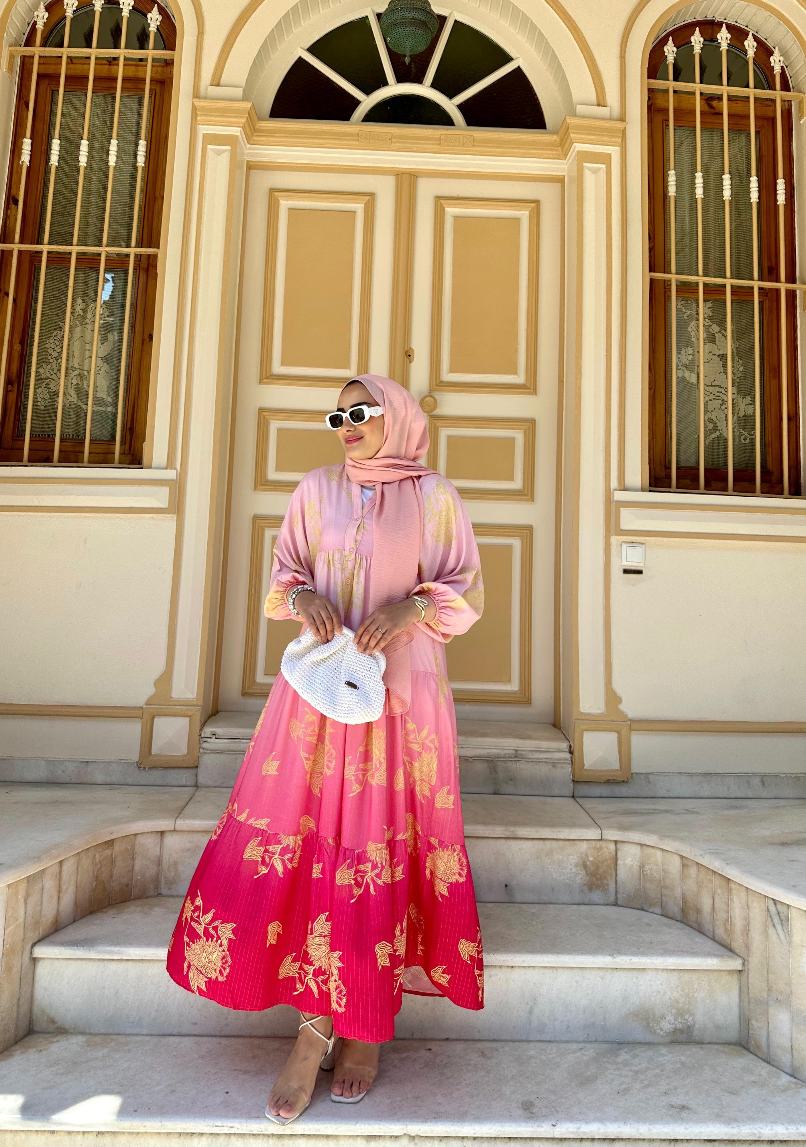 Mişa Pembe Elbise