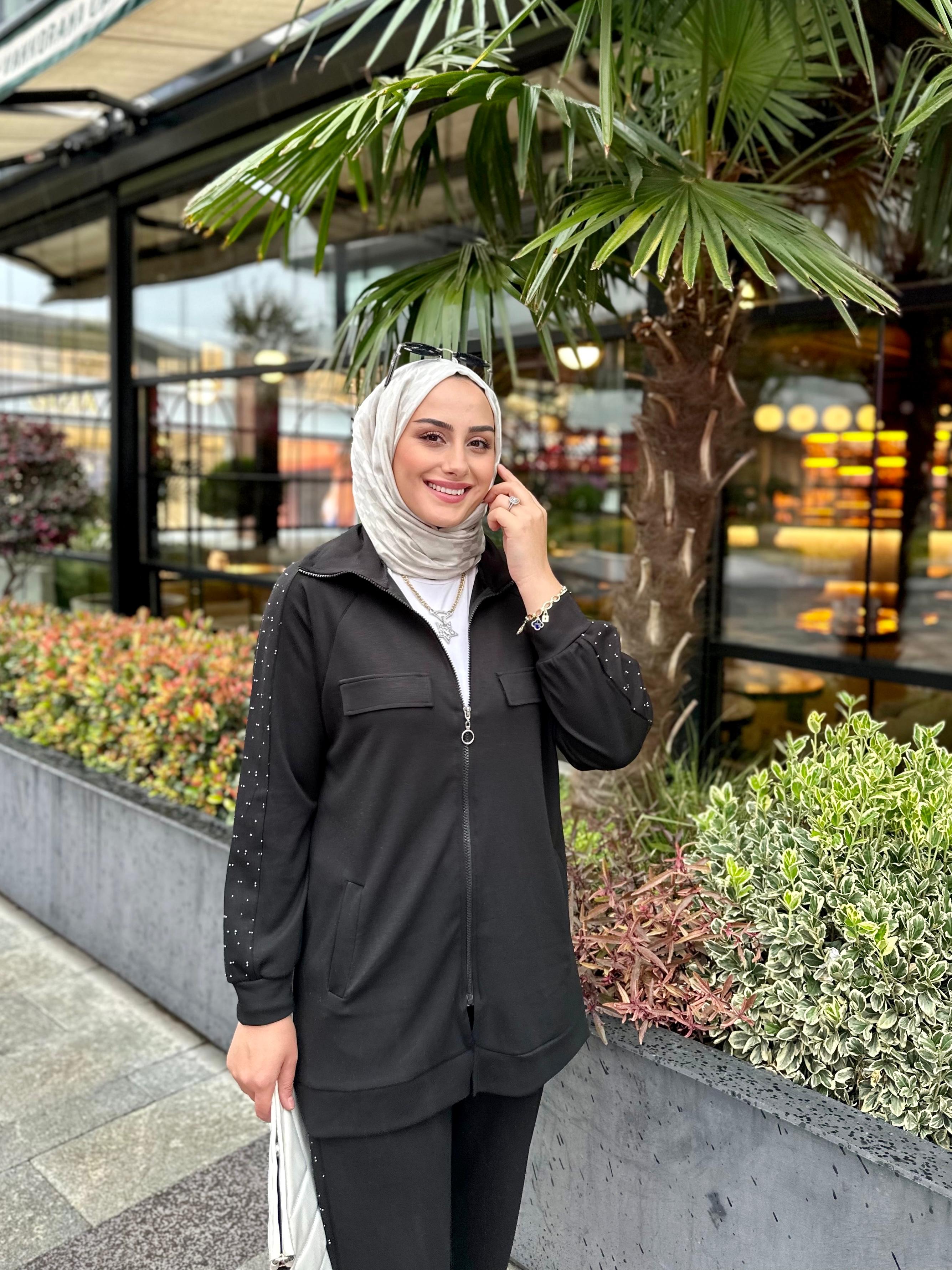 Simli Oysho Takım - Siyah