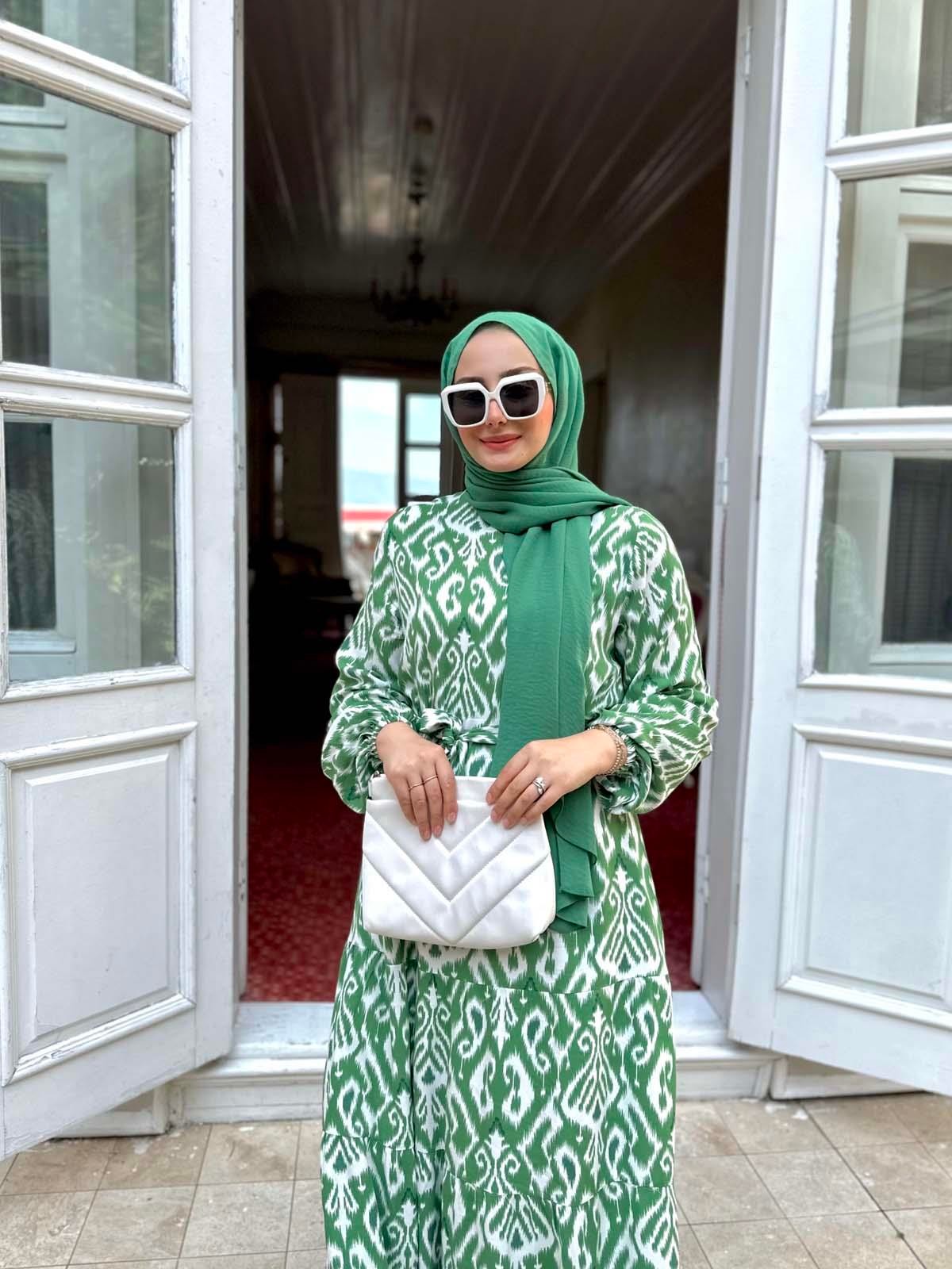 Cazz Çimen Yaşili Şal