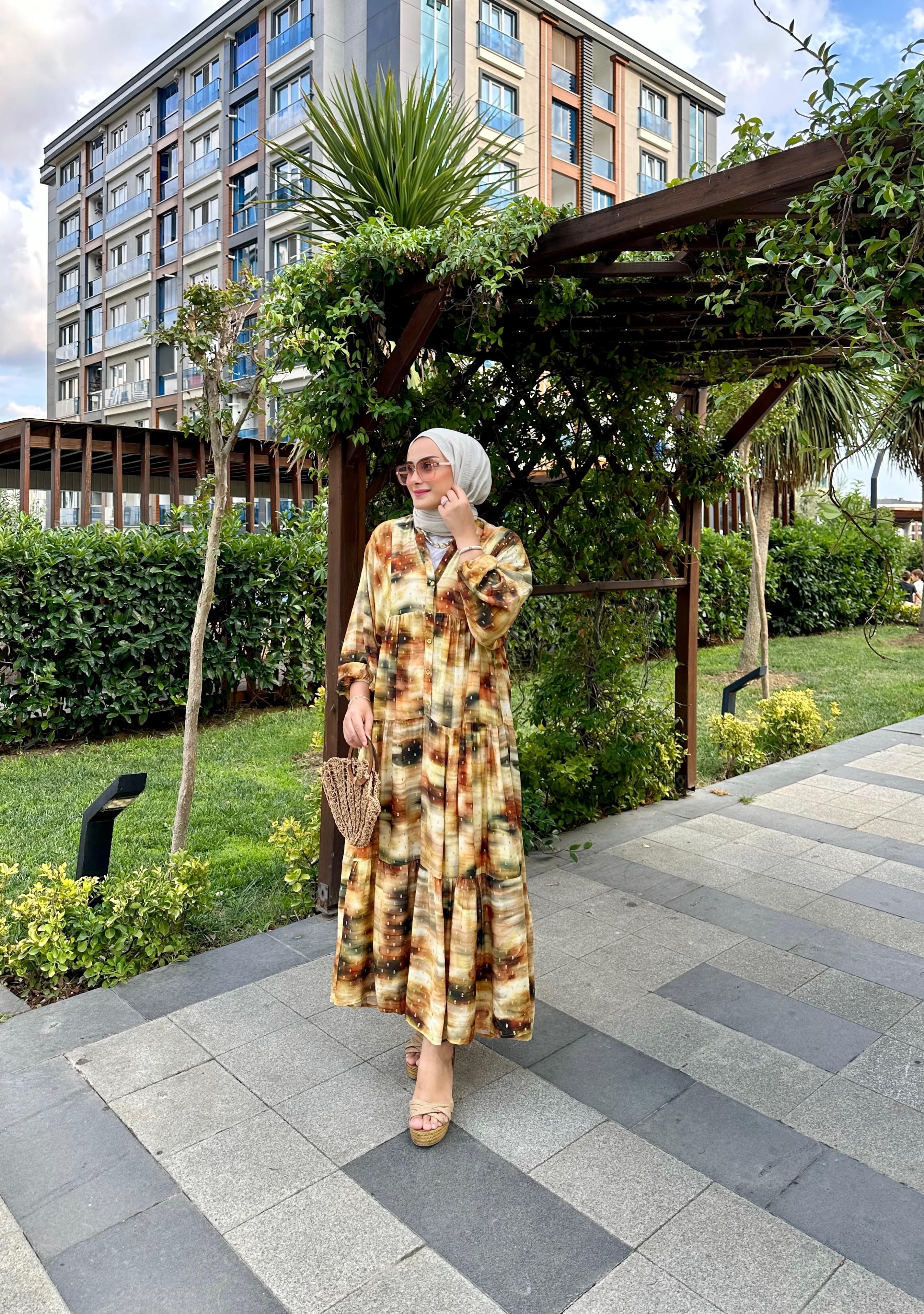 Stella Sarı Elbise