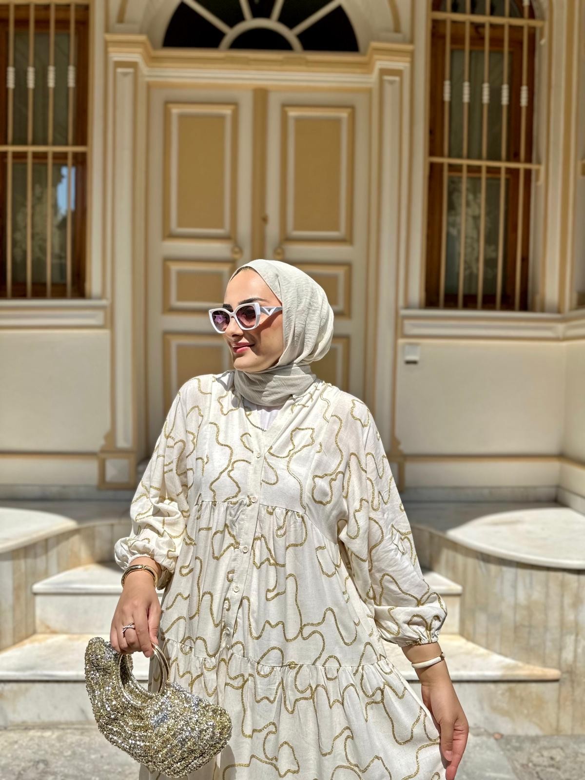 Gold Nakış Elbise