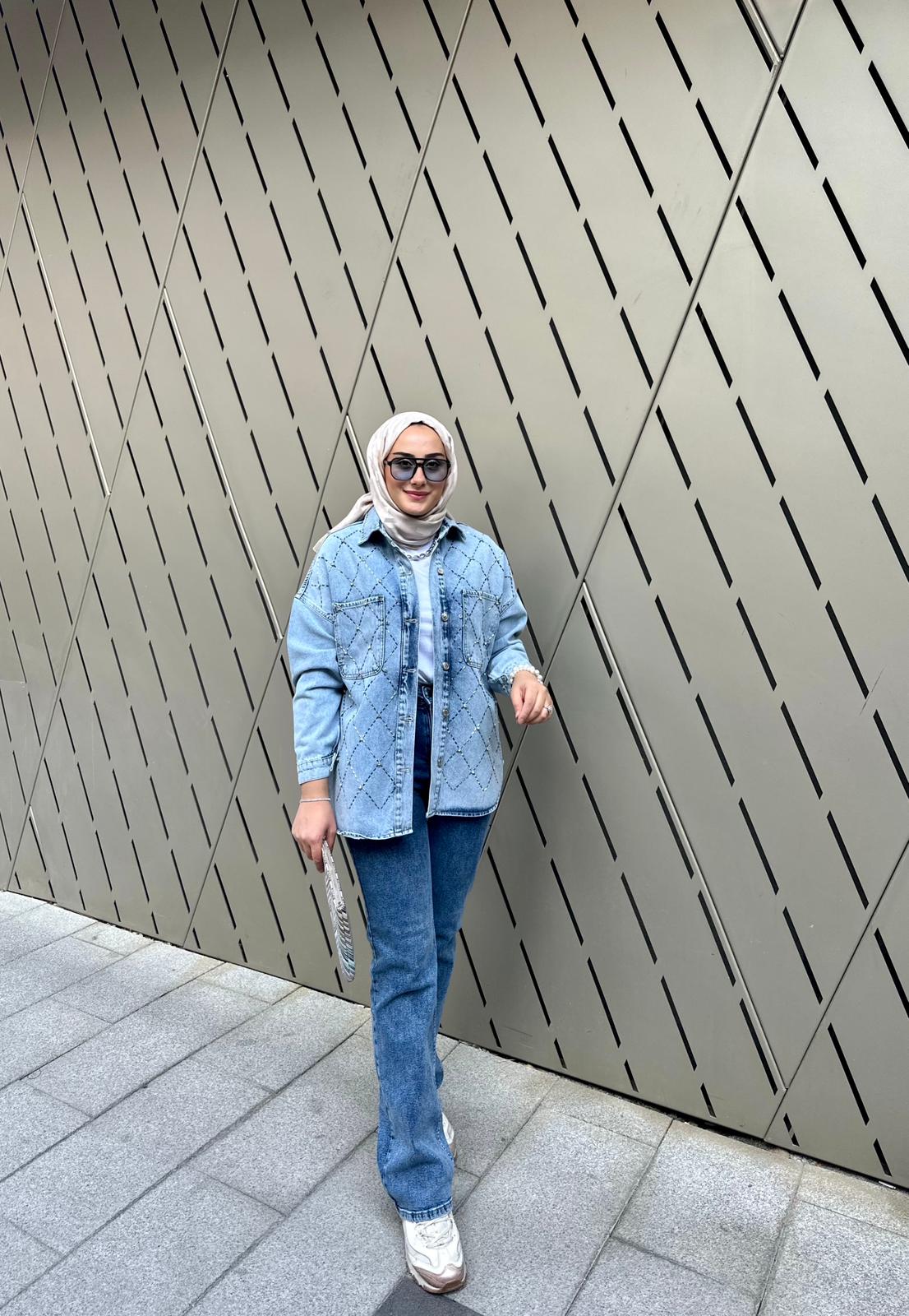 Baklava Desen  Kot Ceket