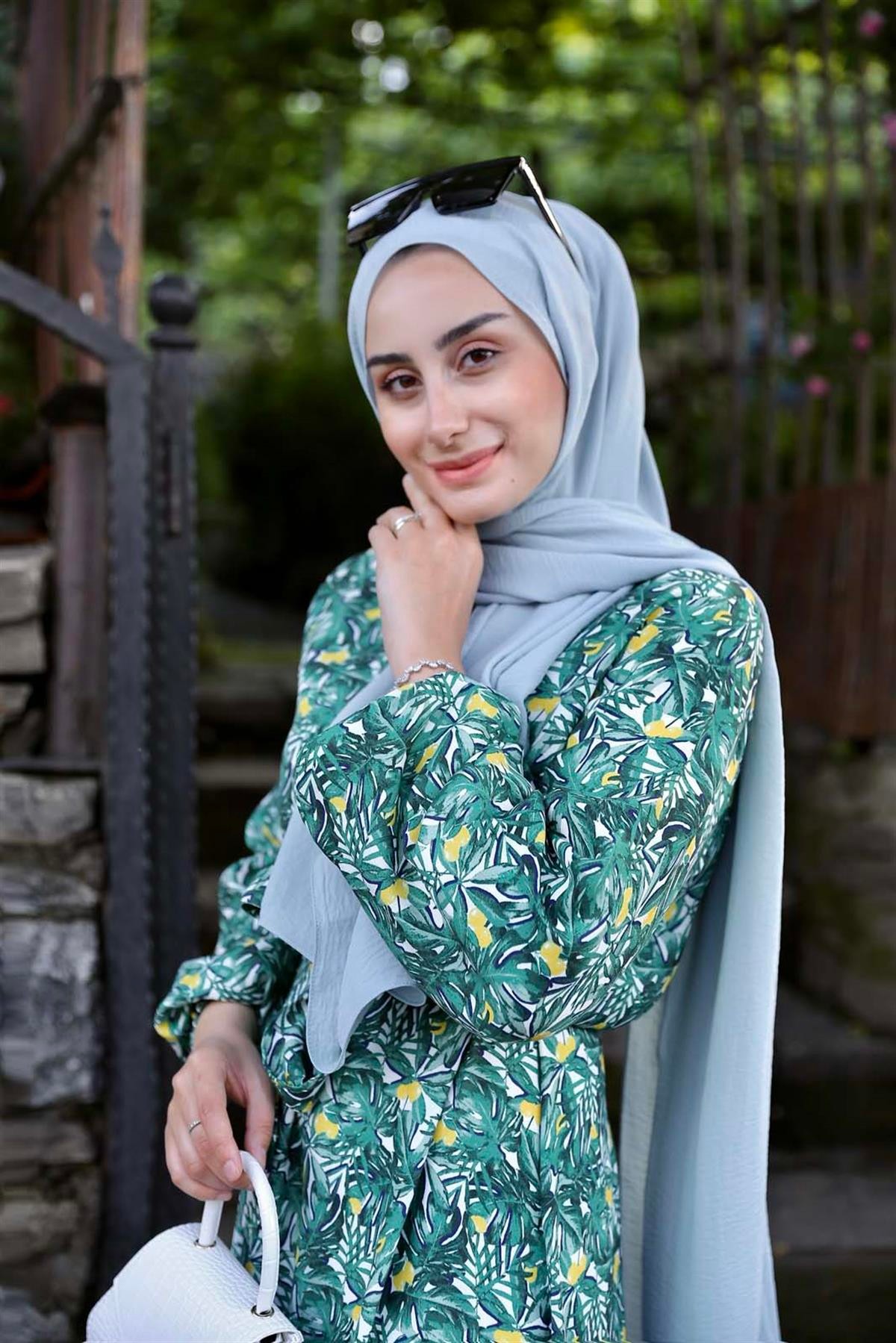 Cazz Mint Yeşili Şal