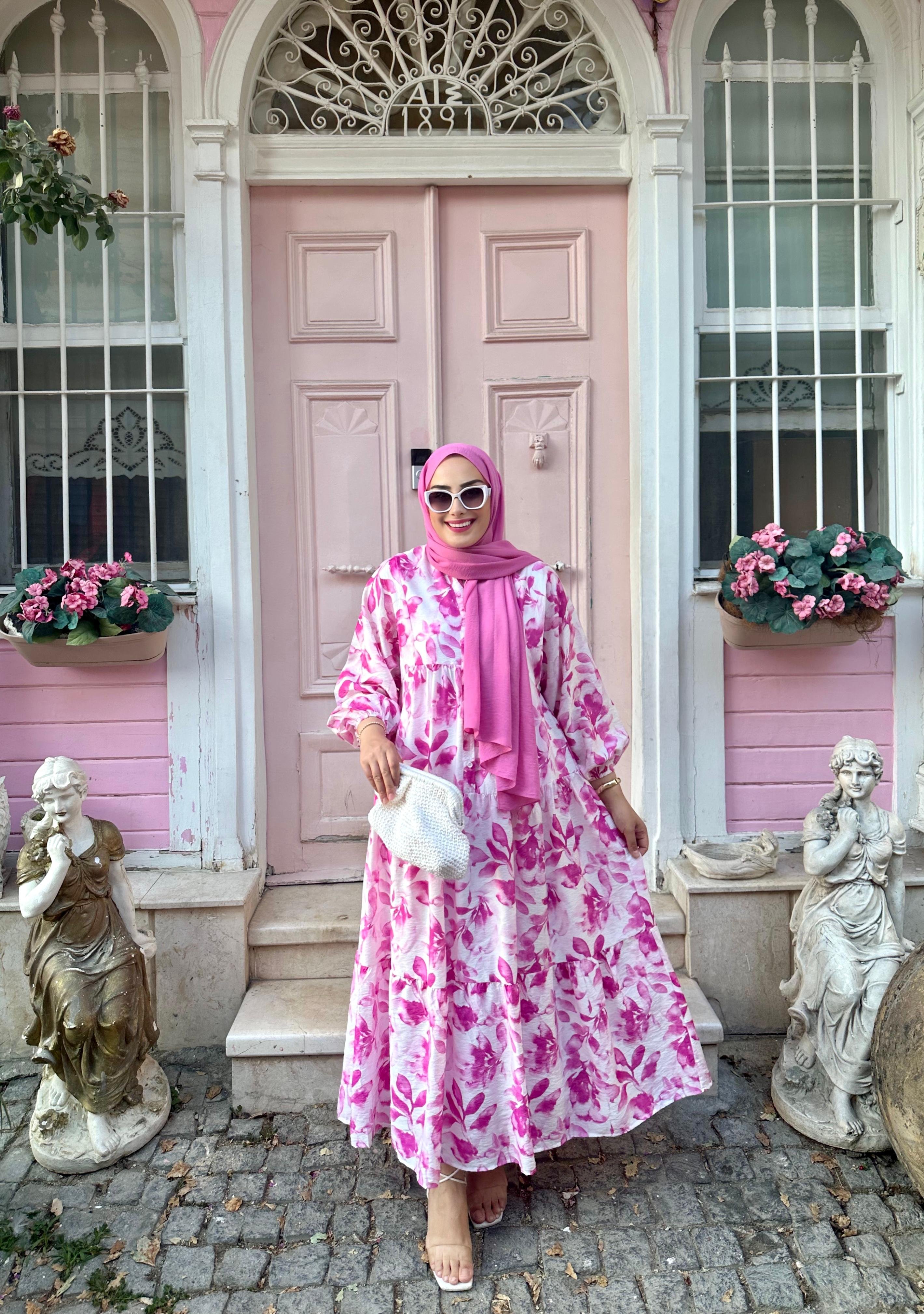 Marilya Pembe Elbise