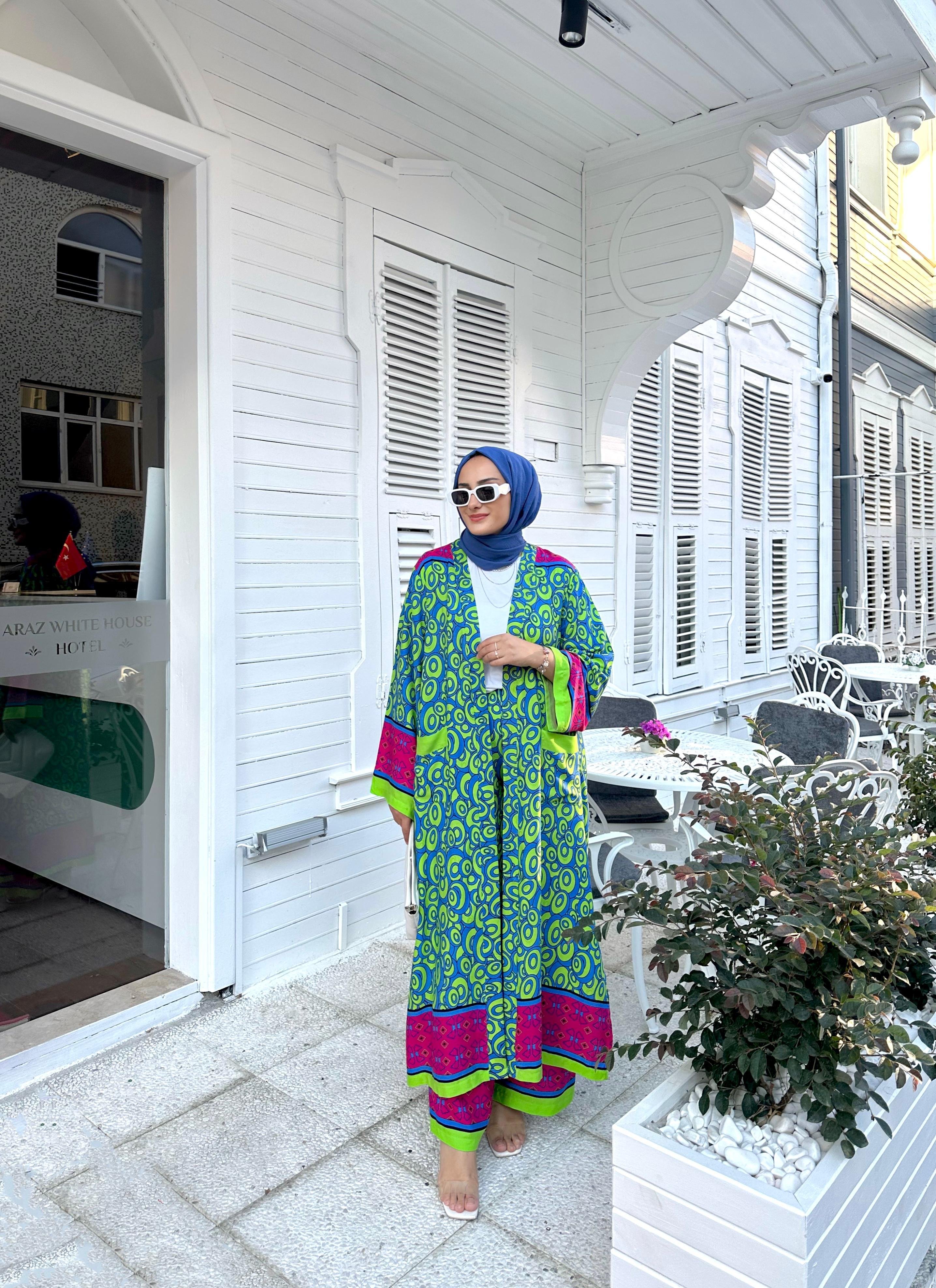 Bubble Benetton Kimono Takım