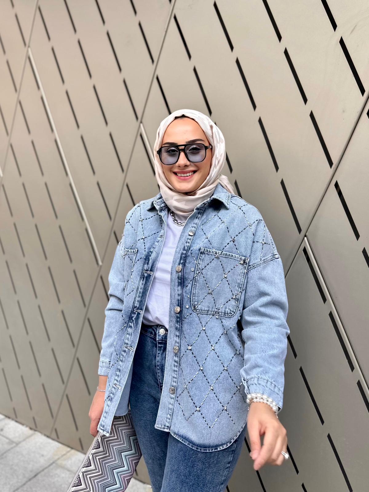 Baklava Desen  Kot Ceket