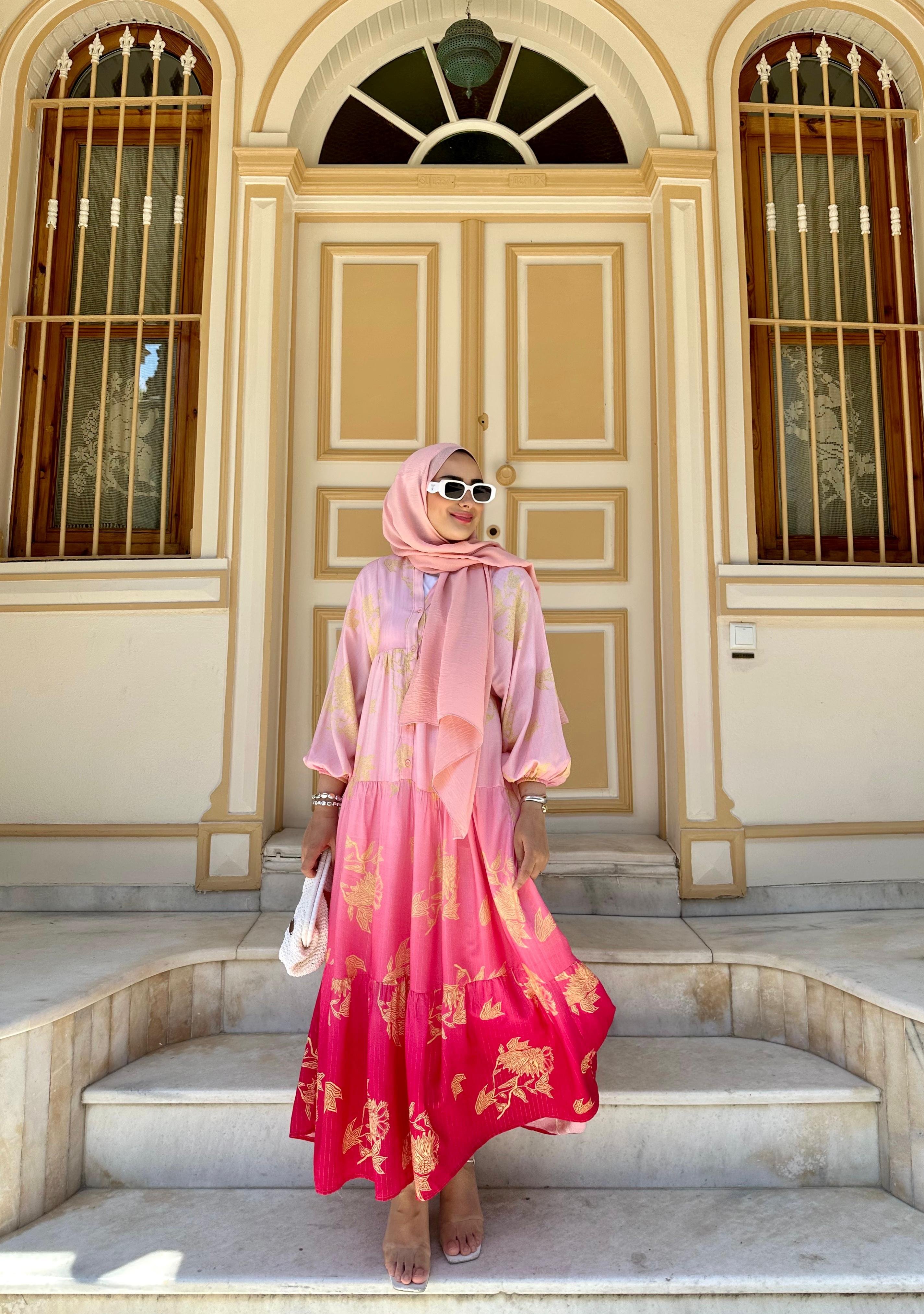 Mişa Pembe Elbise