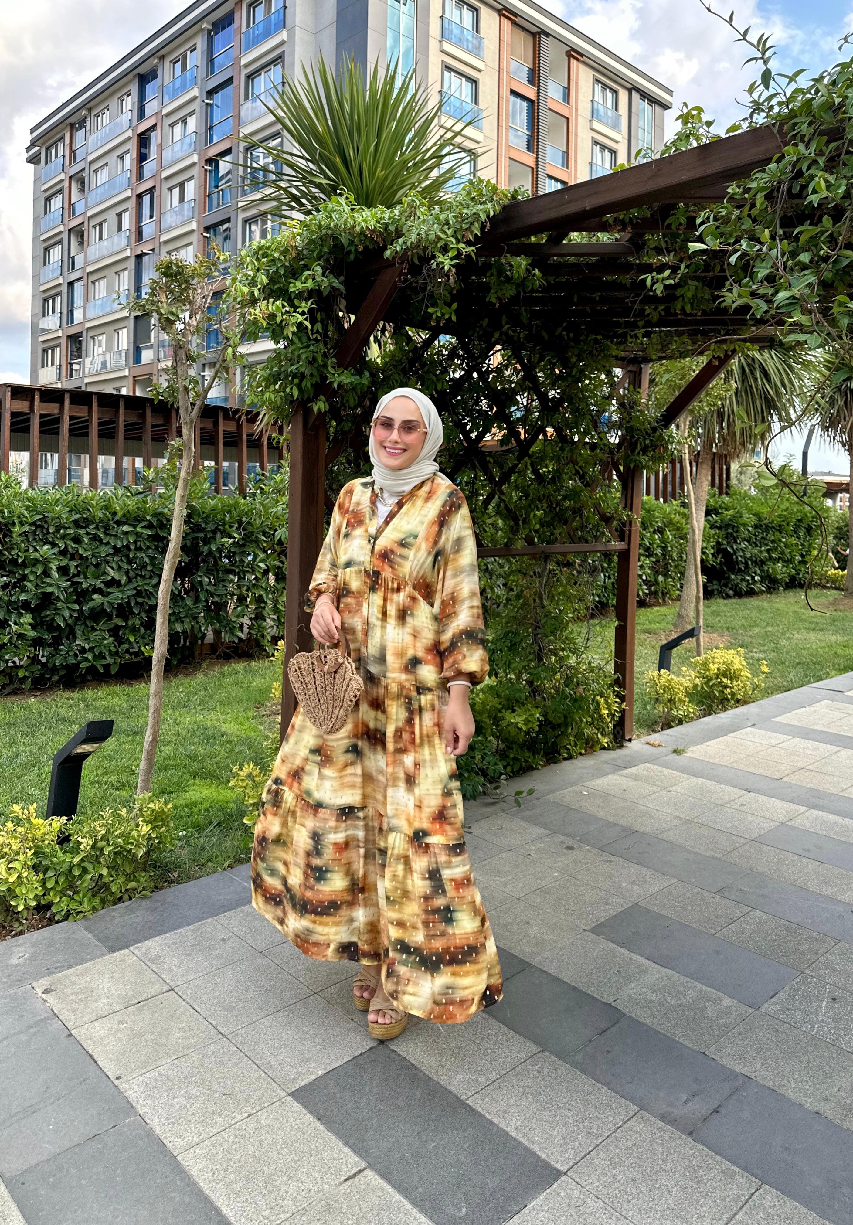 Stella Sarı Elbise