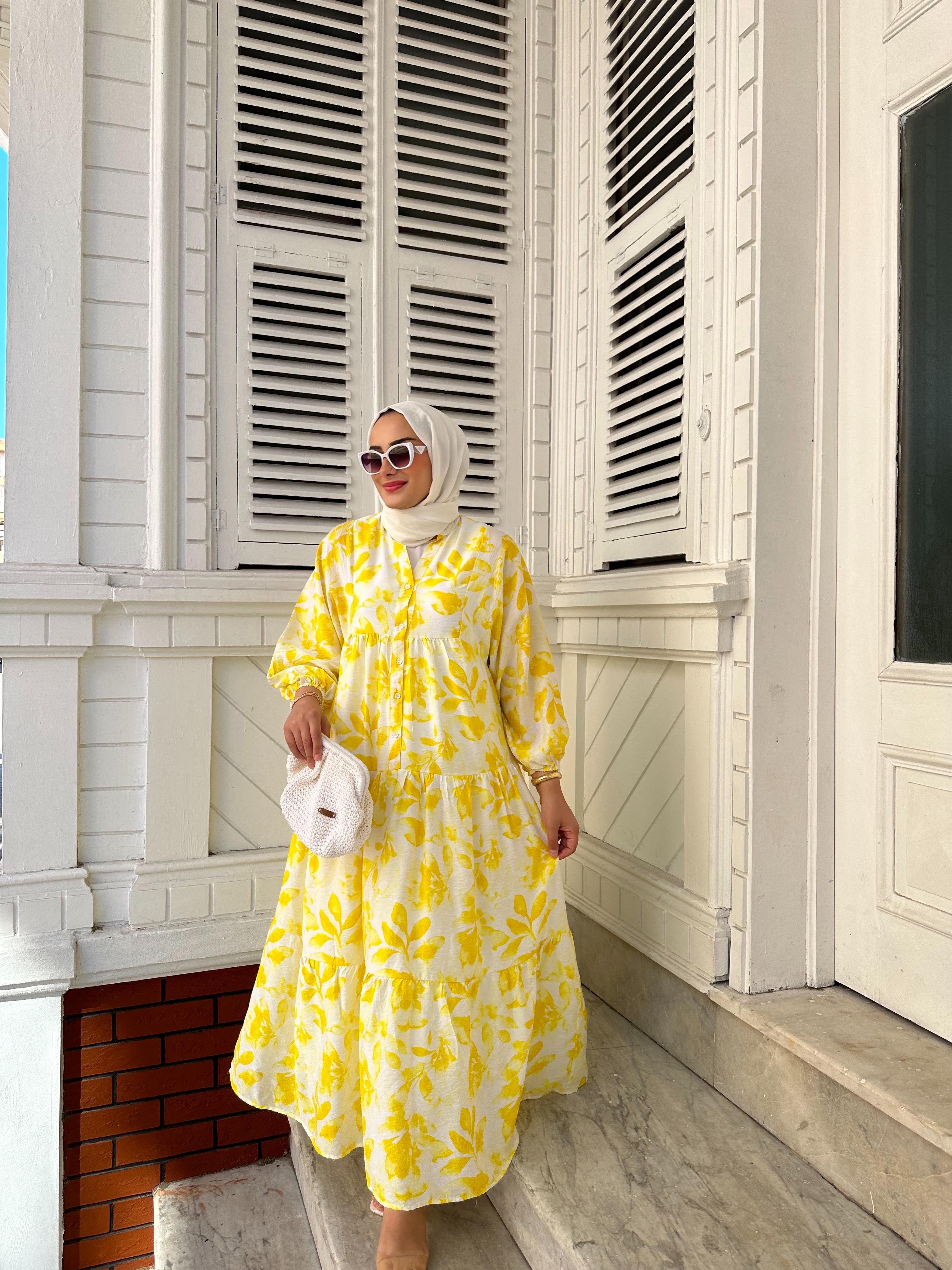 Marilya Sarı Elbise