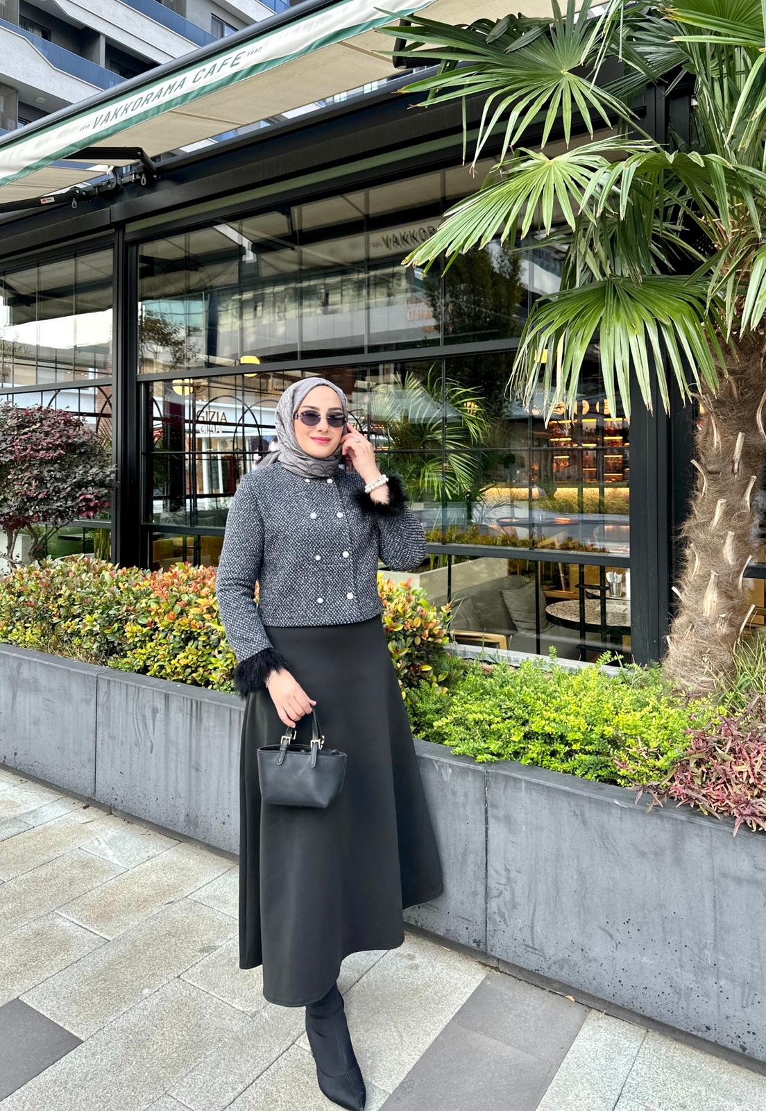 İthal Otrişli Tüvit  Ceket