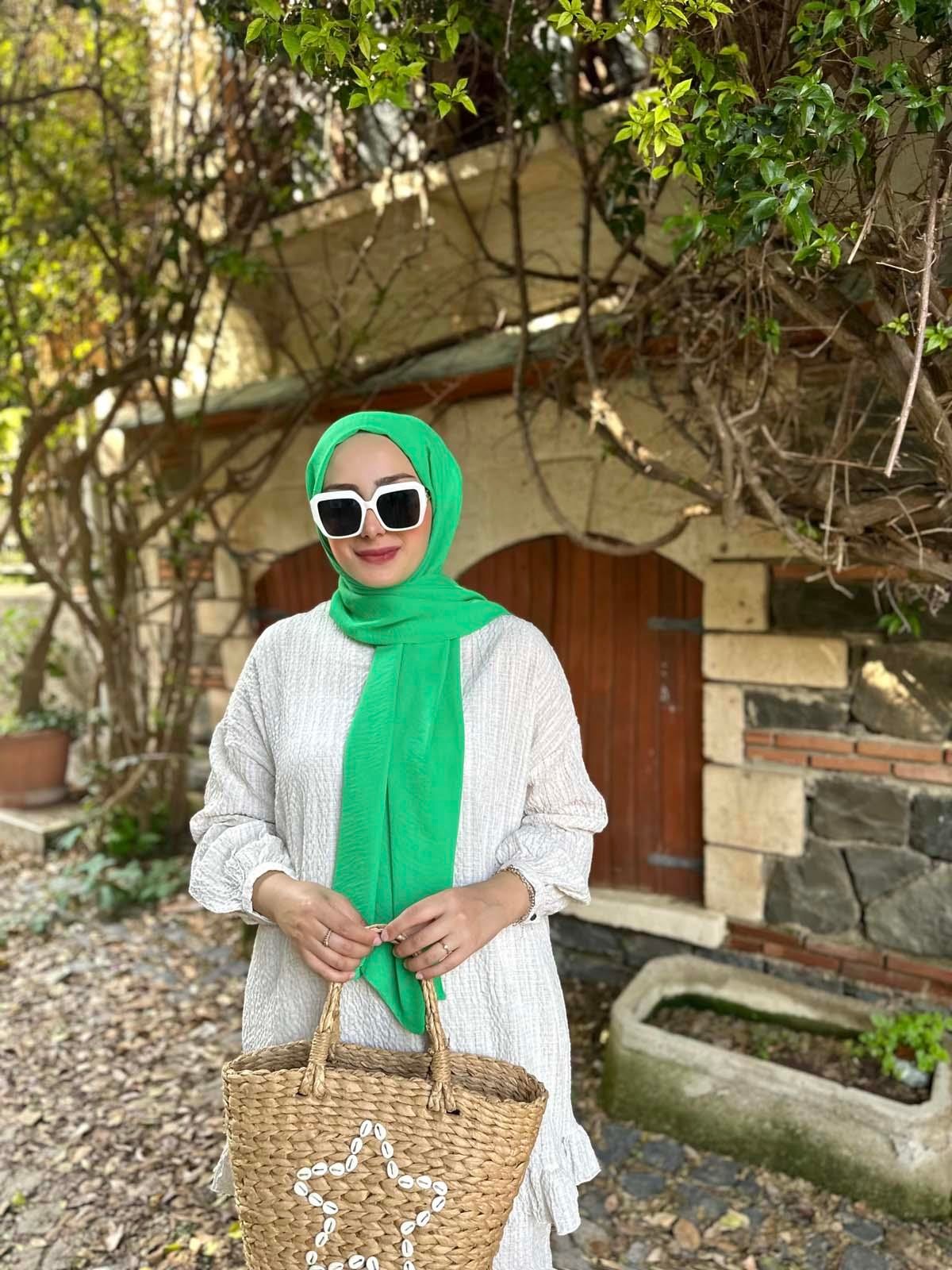 Cazz Benetton Yeşili Şal