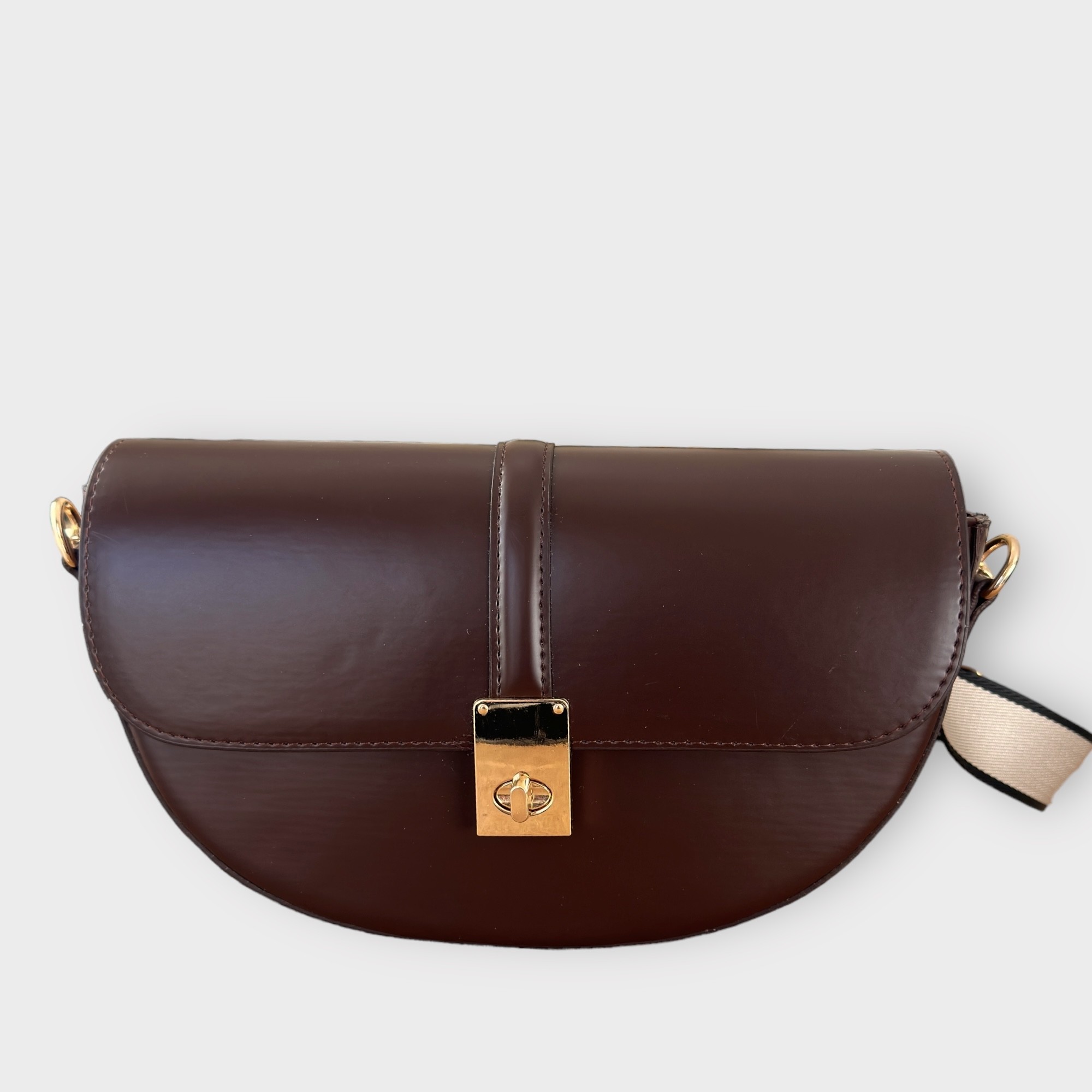WEARME Ece Çapraz Mini Çanta - Koyu Kahverengi