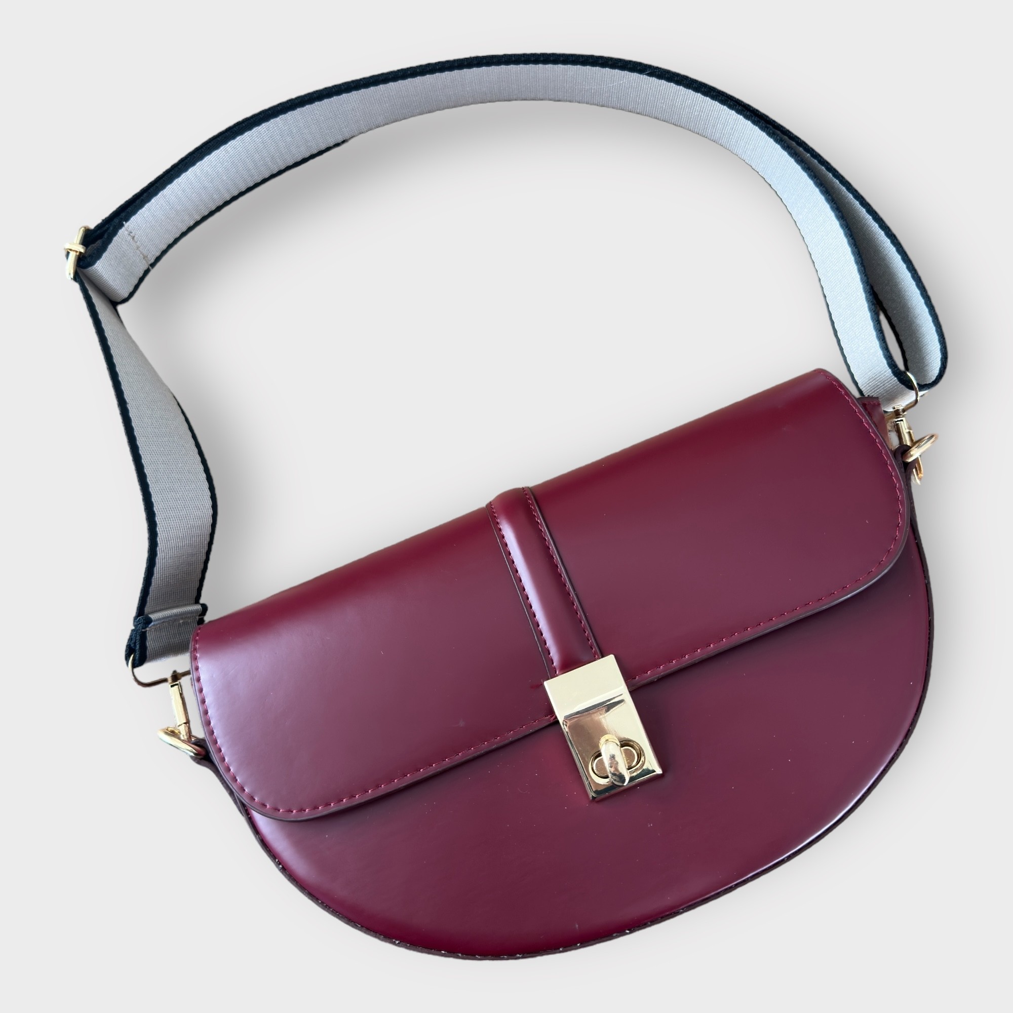 WEARME Ece Çapraz Mini Çanta - Vişneçürüğü