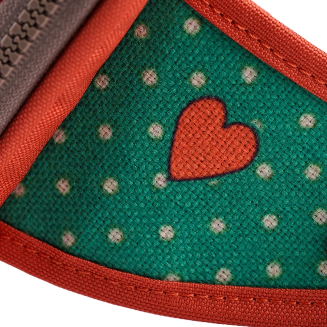 Turuncu Karga Desenli Kanvas Unisex Göğüs ve Bel Çantası