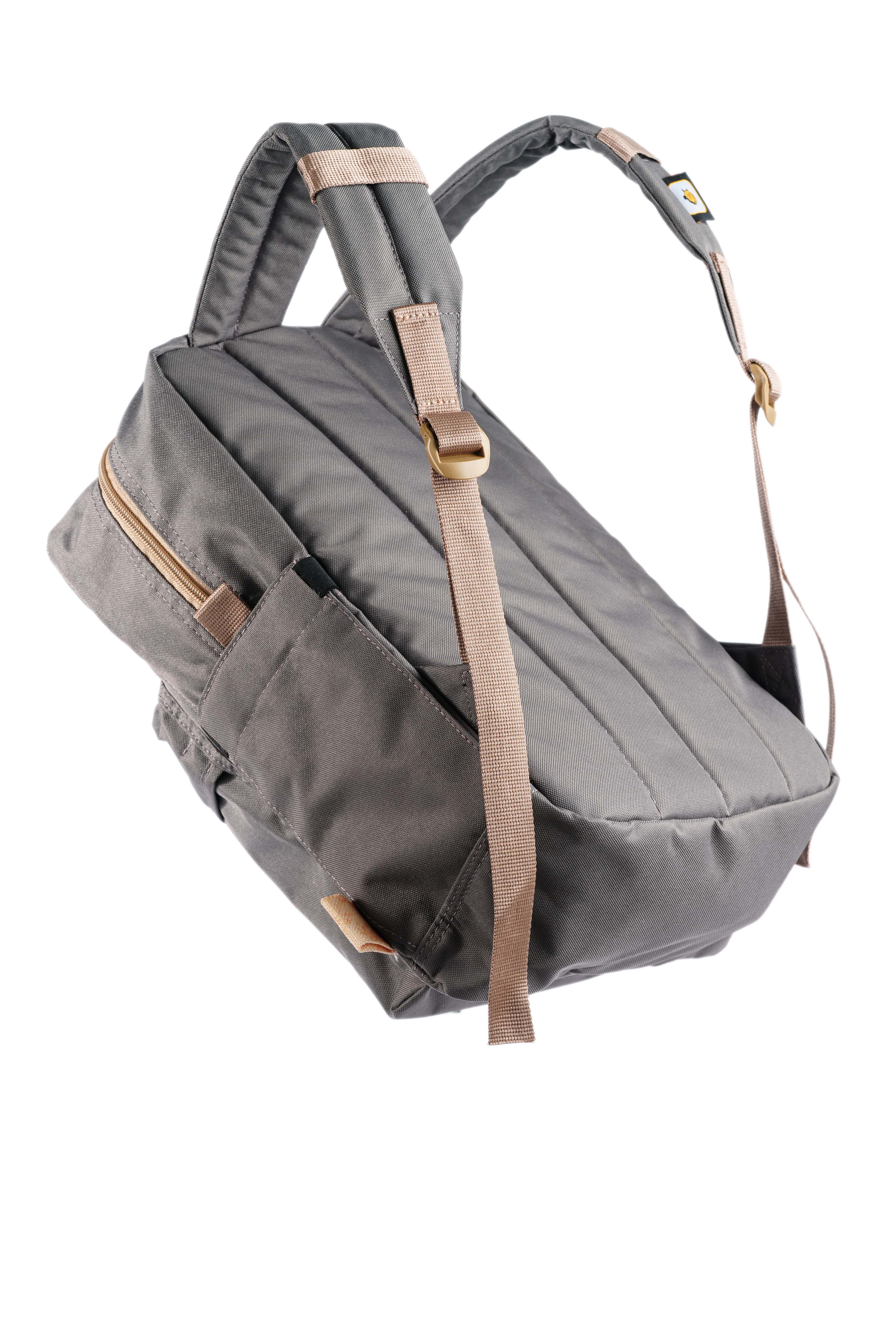 Antrasit Fare Desenli Kanvas Unisex Sırt Çantası