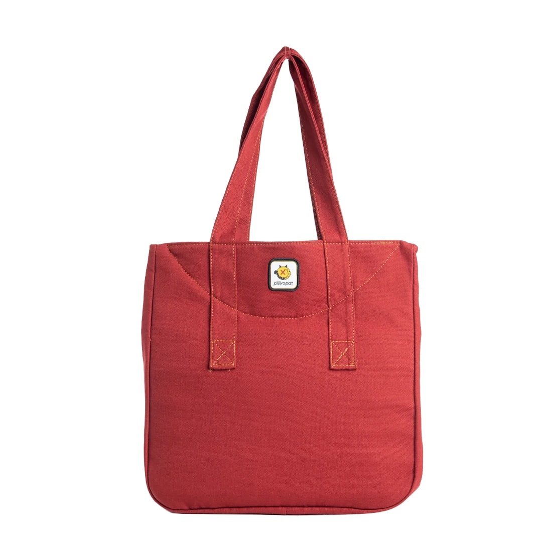 Bordo Küçük Prens Desenli Canvas Kumaş Omuz Çantası