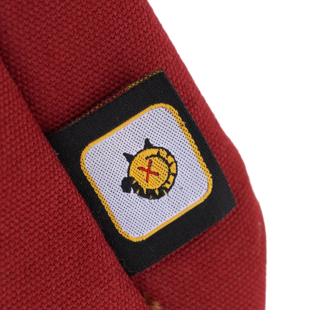 Bordo Rakun Desenli Canvas Kumaş Omuz Çantası