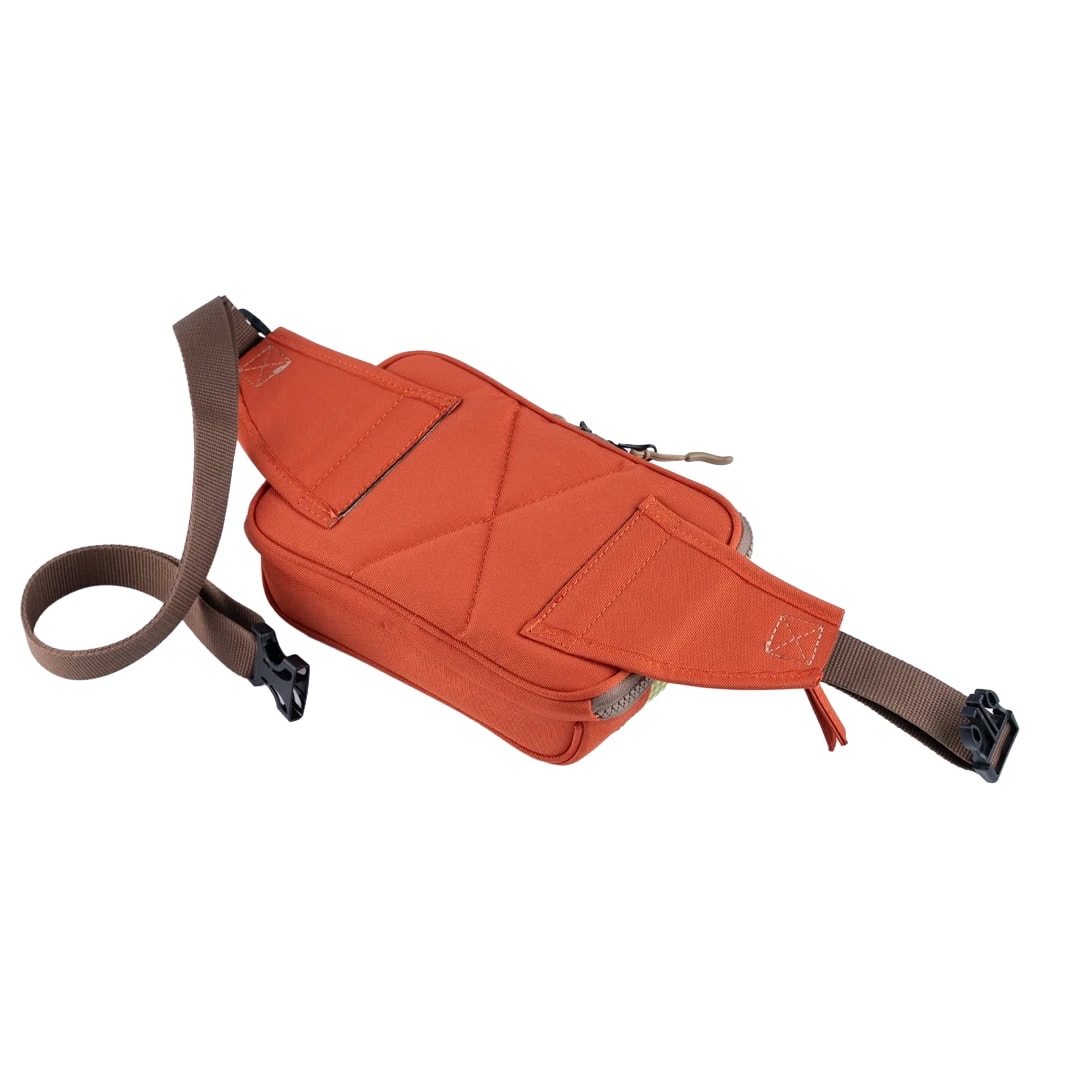 Yeşil Turuncu Kanvas Unisex Göğüs ve Bel Çantası 