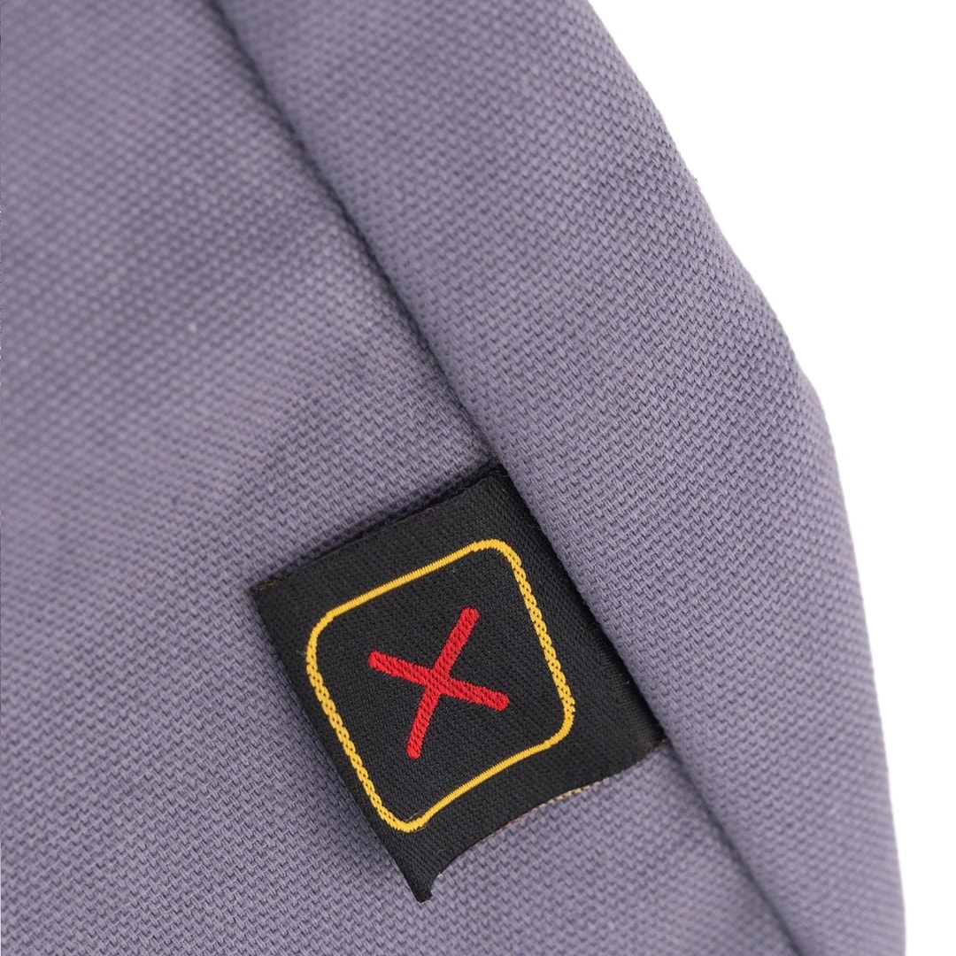 Gri Rakun Desenli Canvas Kumaş Omuz Çantası