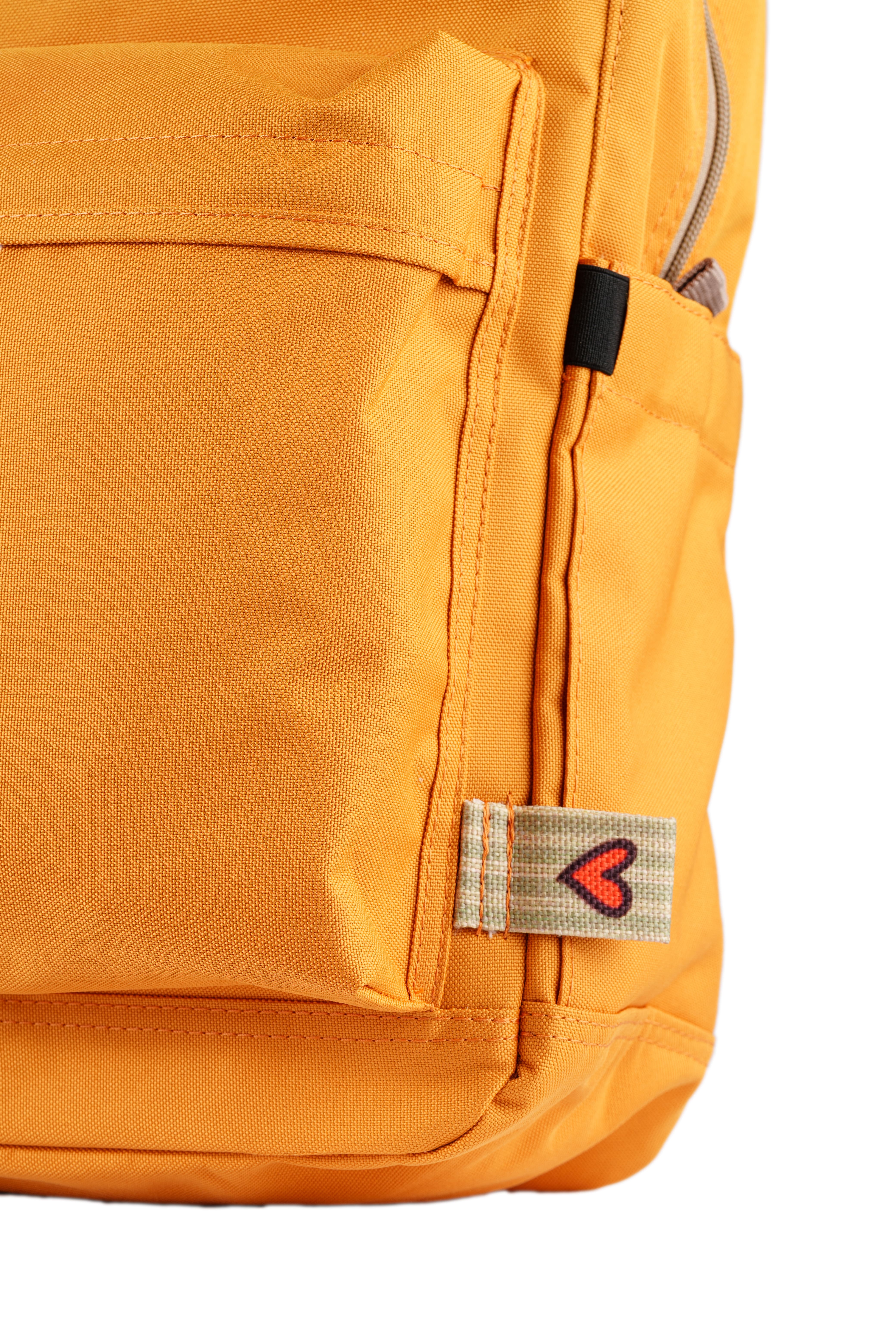 Sarı Kedi & Köpek Desenli Kanvas Unisex Sırt Çantası