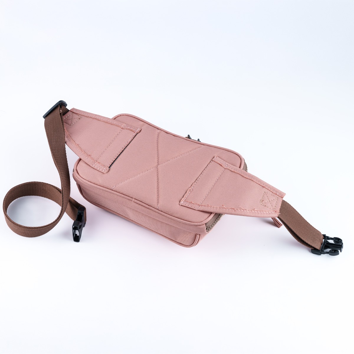 Pembe Fil Desenli Bel Çantası