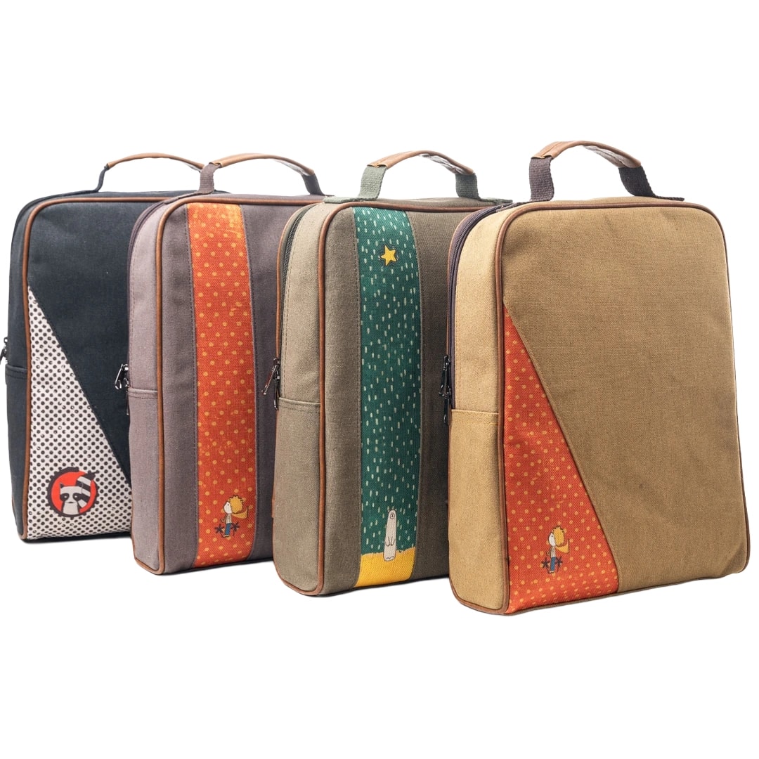 Hardal Rakun Desenli Laptop & Sırt Çantası