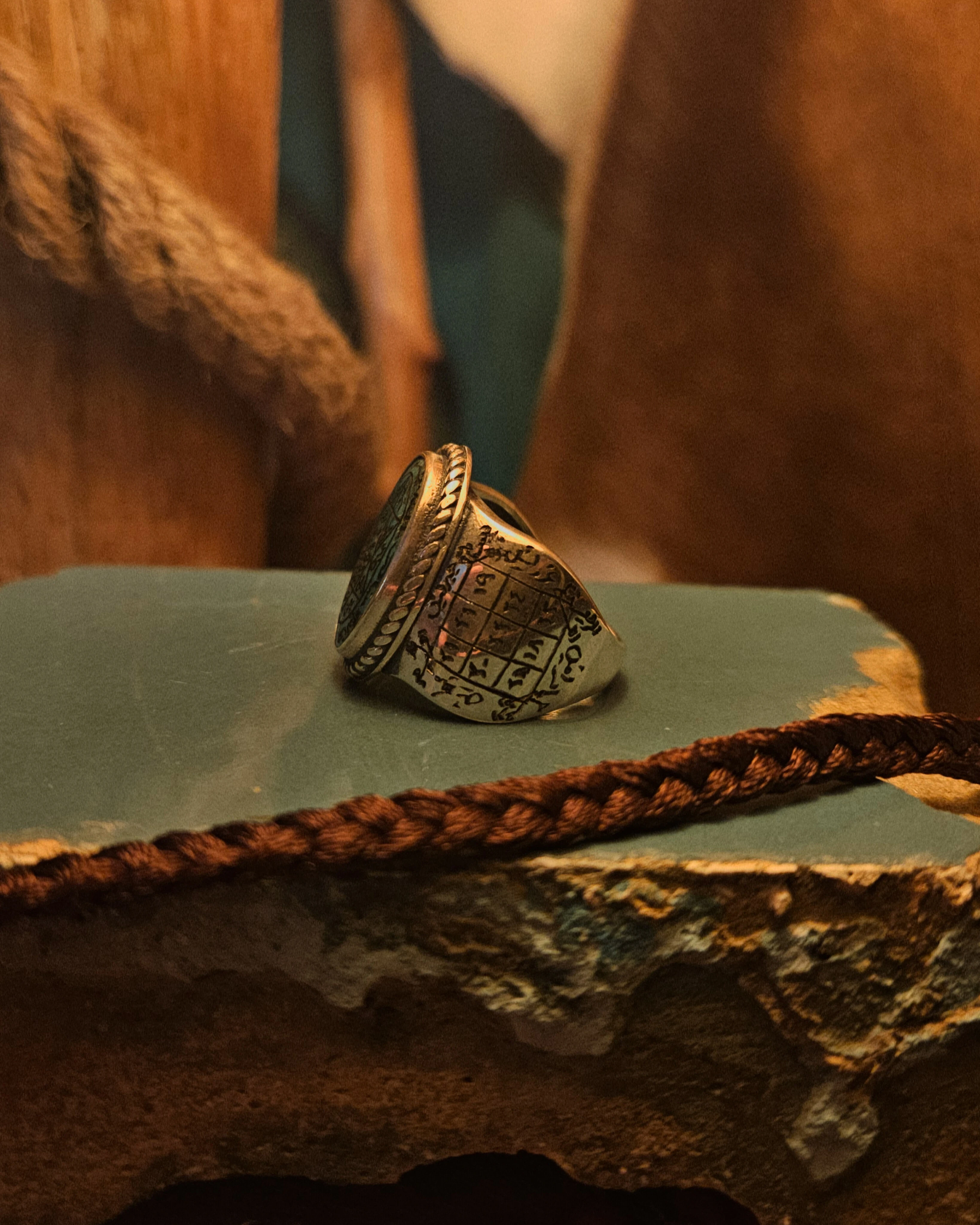 El Yazma Tılsımlı Hakiki Nişabur Firuze Yüzük