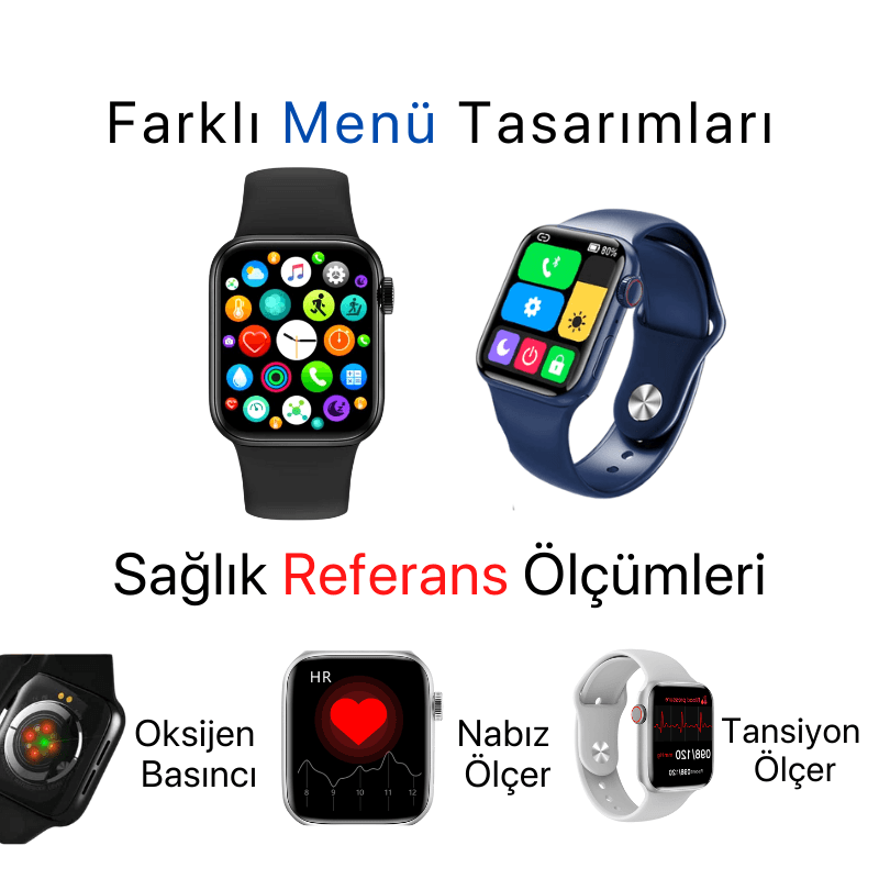 Watch 9 Mini Akıllı Saat (Valentine Edition) 