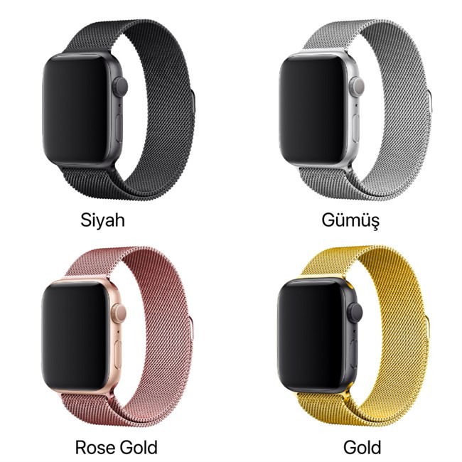 Apple Watch Uyumlu Metal Kordonlar